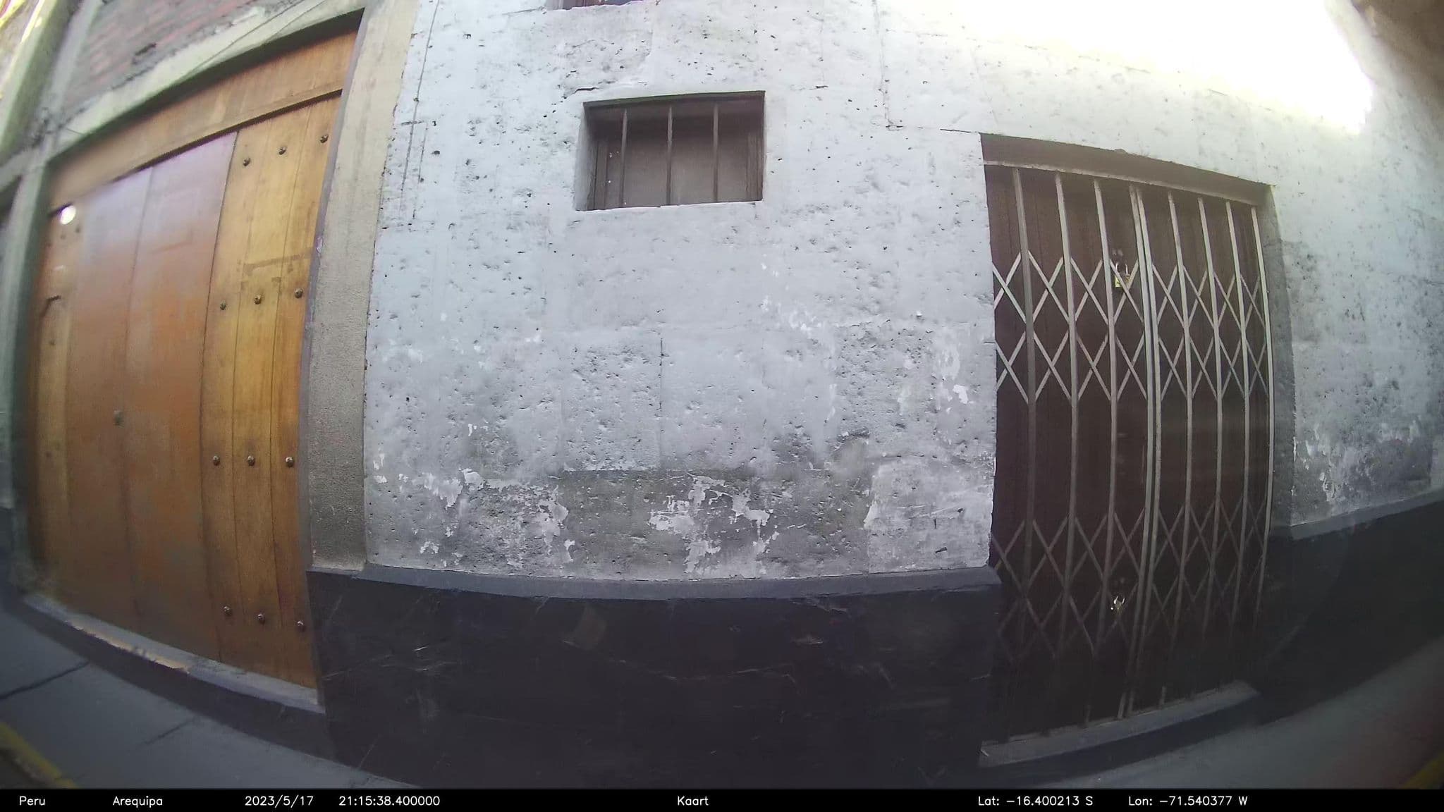Street view near Lider Inn, Arequipa