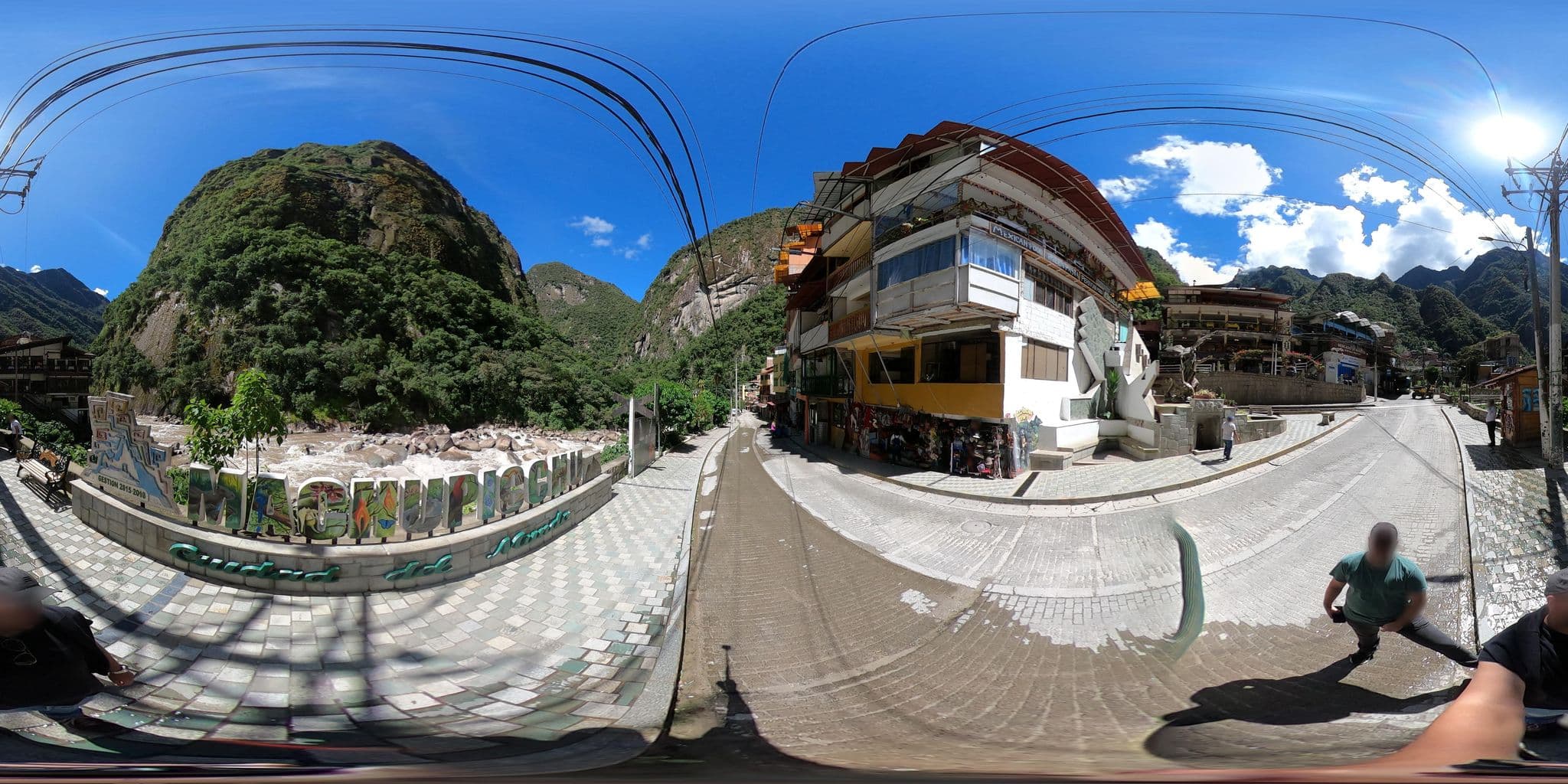 Street view near Inka Wonder, Machupicchu