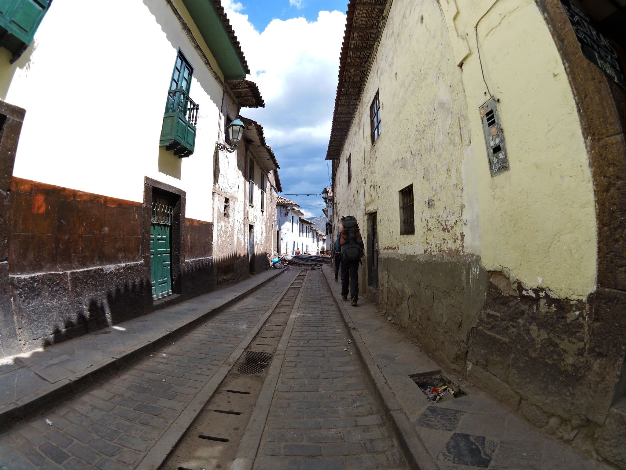 Street view near The grass hopper hostel, Santiago