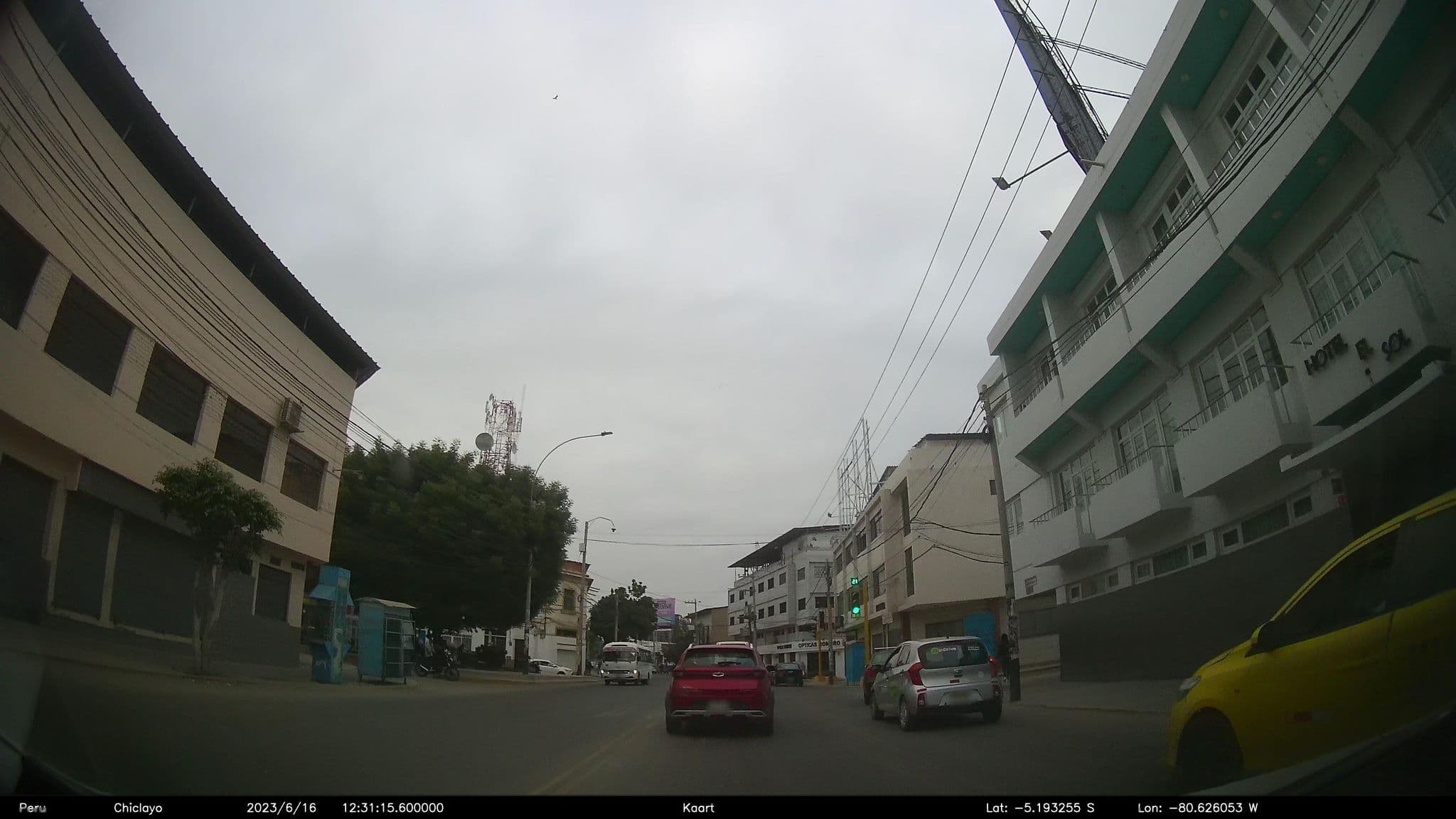 Street view near Hotel El Sol, Piura — © kaart_2 (CC BY-SA · Mapillary)