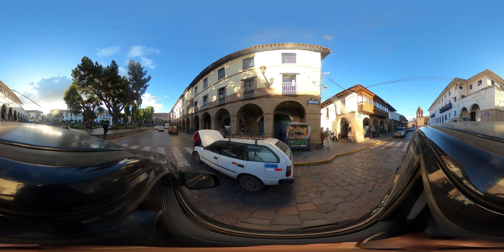 Street view near El Peregrino, Santiago