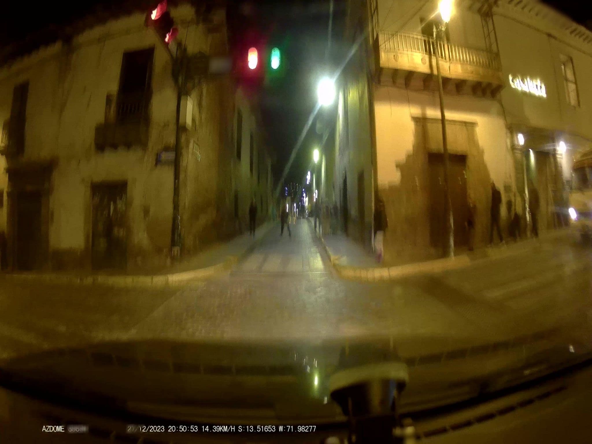 Street view near Hotel Carmen, Santiago