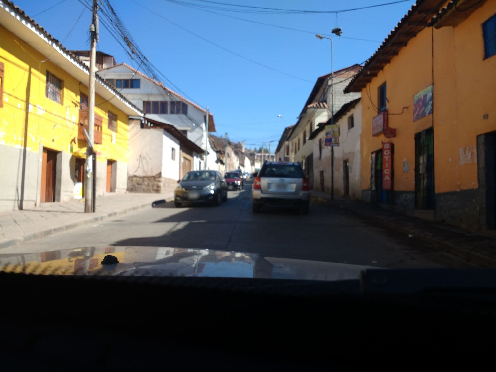 Street view near Santana, Santiago
