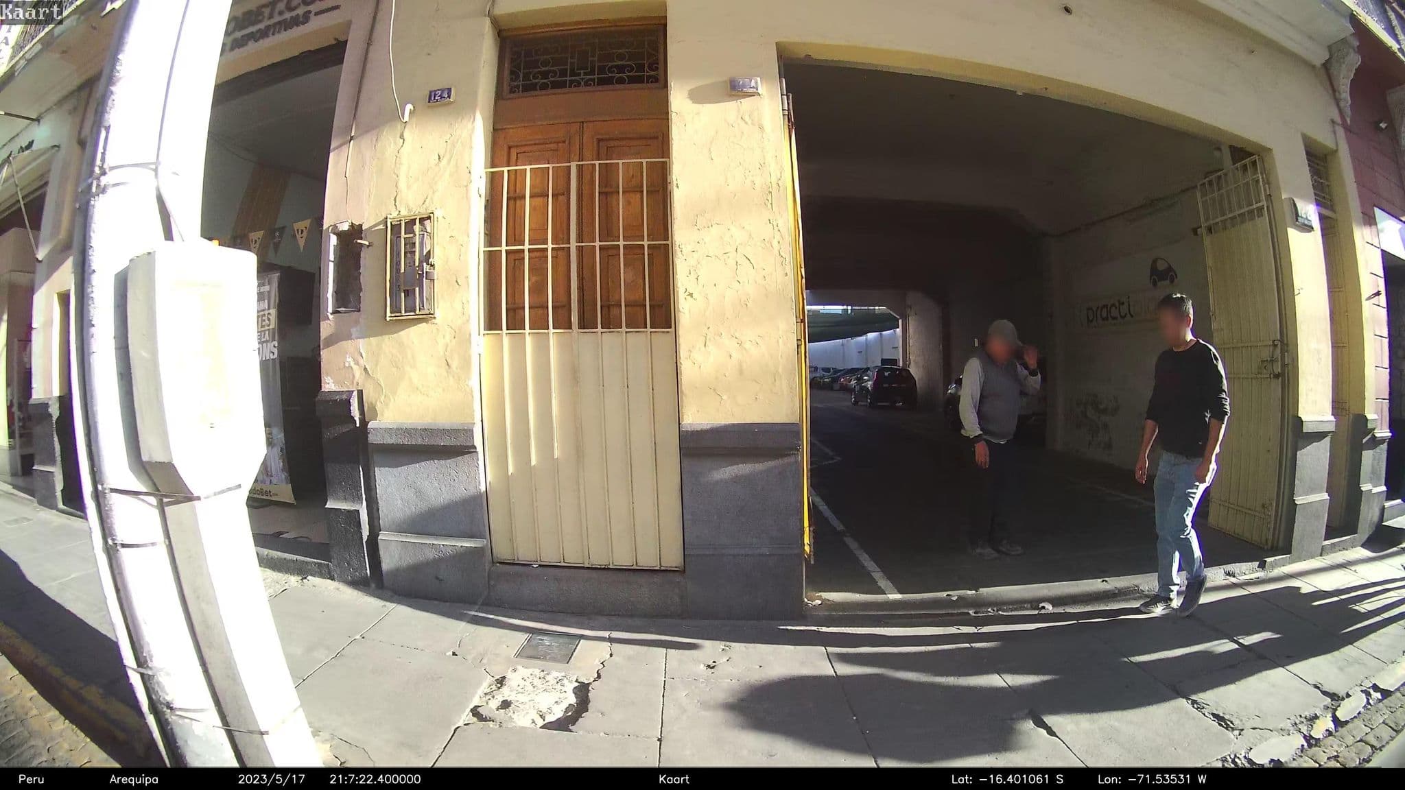 Street view near Casa de Isabel, Arequipa