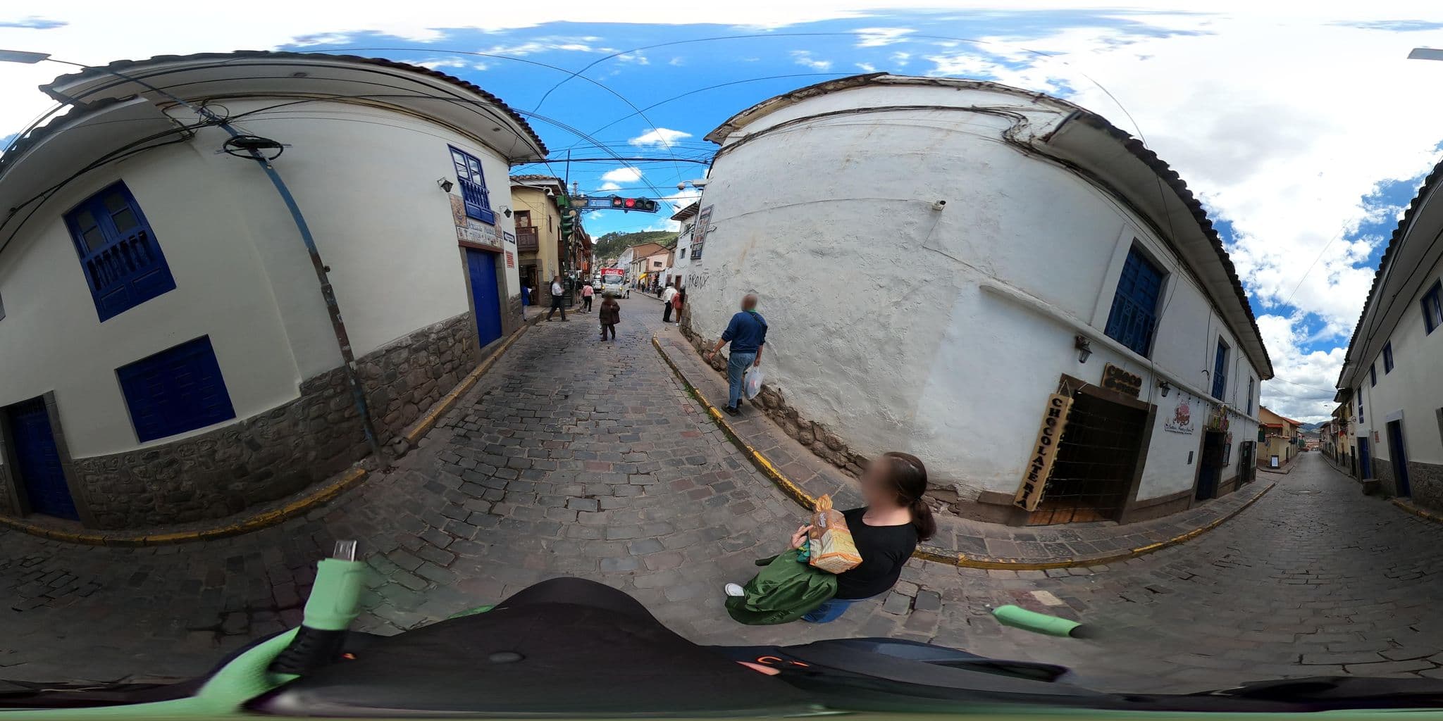 Street view near Huaca House, Wanchaq