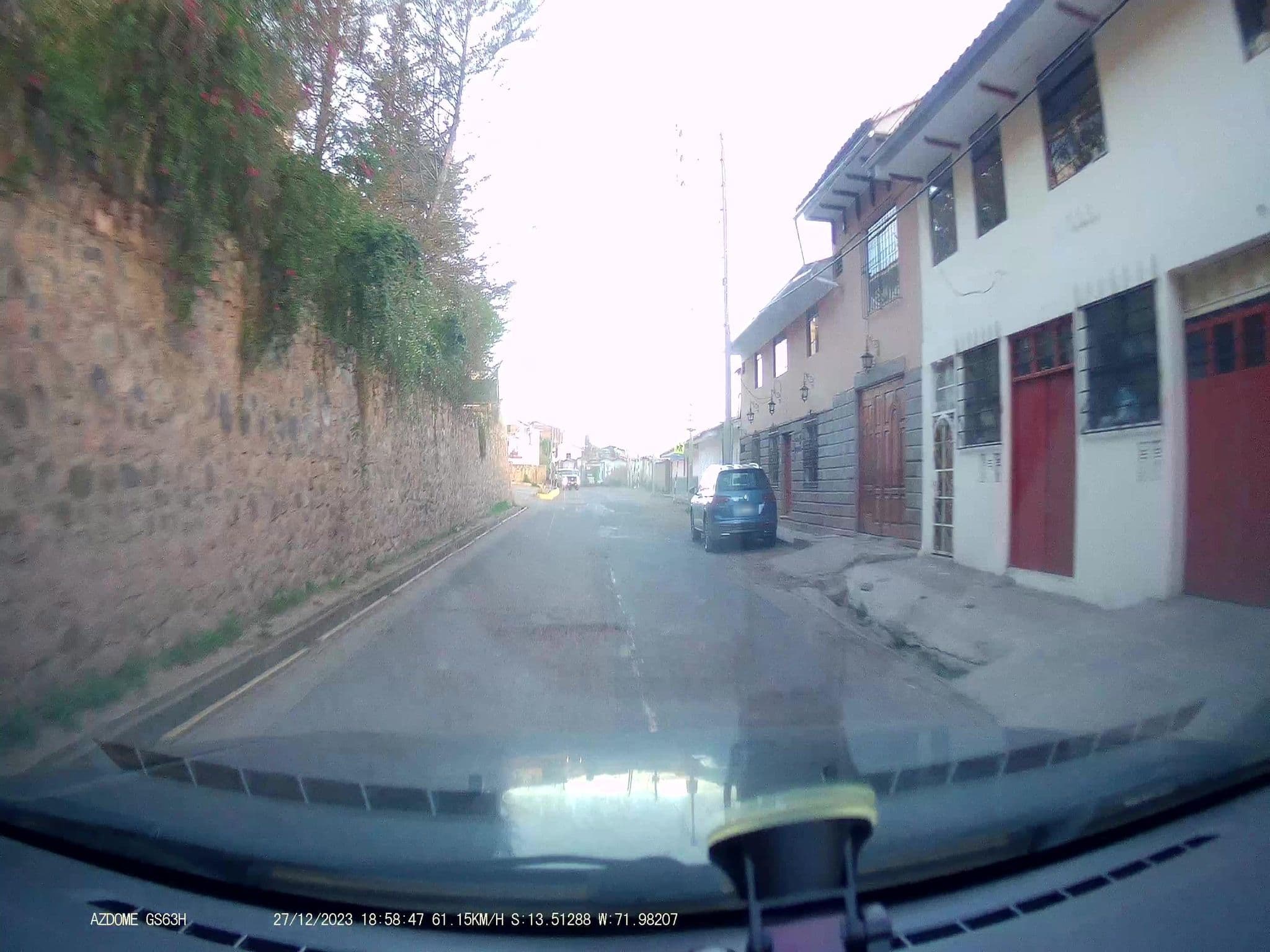 Street view near Hostal Qolqampata, Santiago