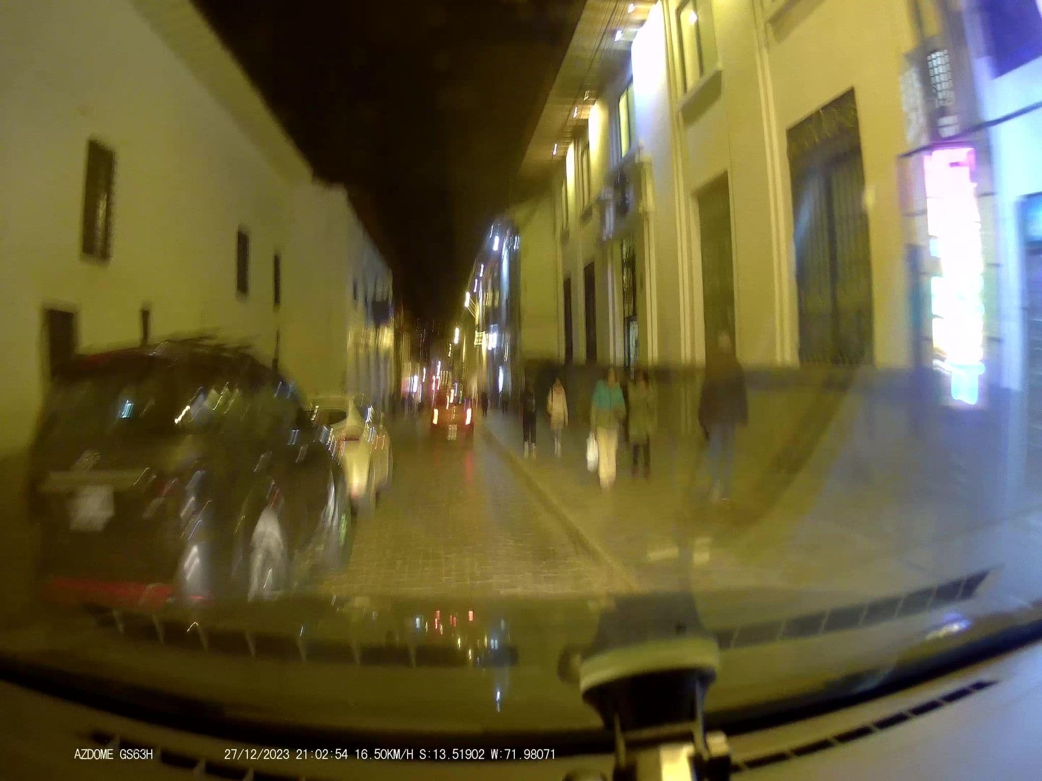 Street view near Wayras Inn, Santiago