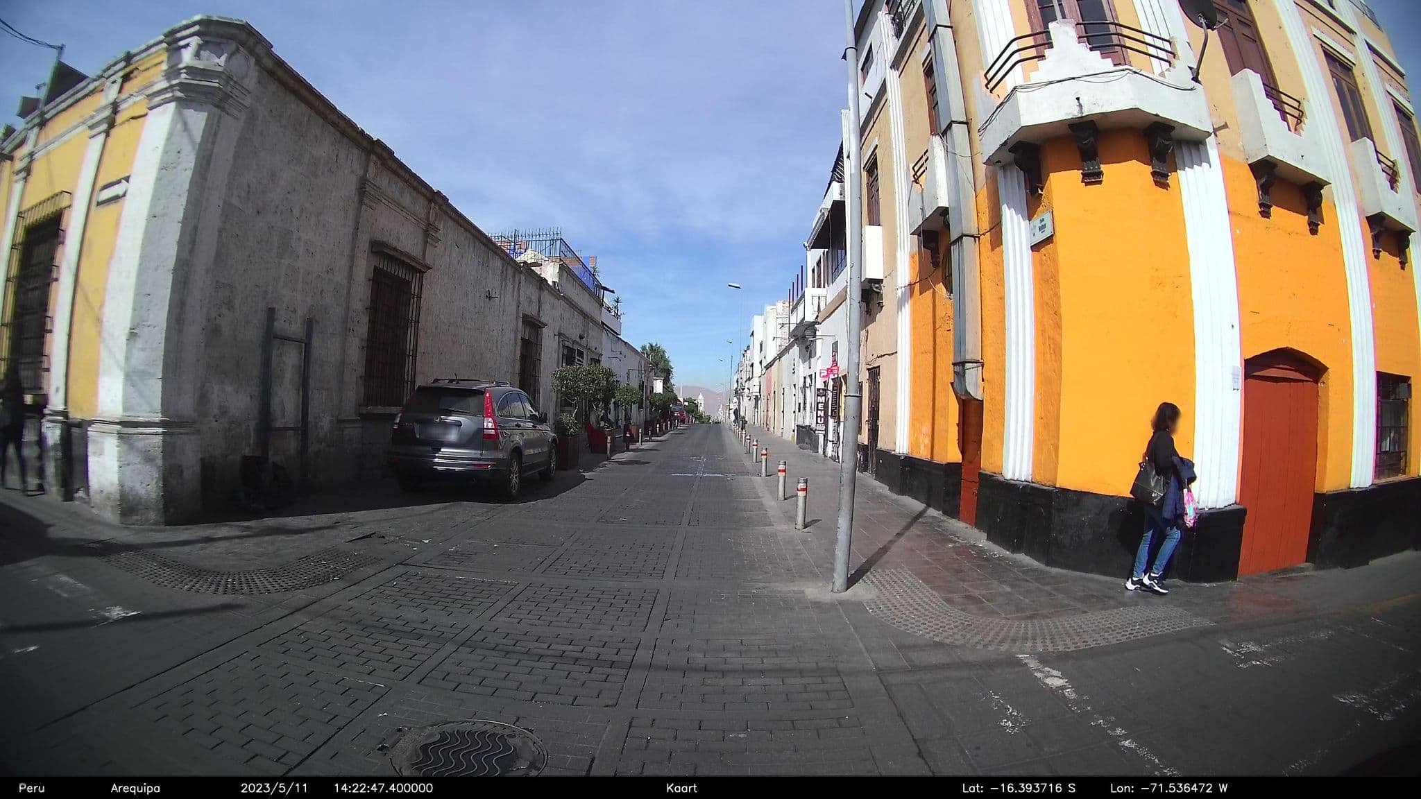 Street view near La puerta del sol, Arequipa