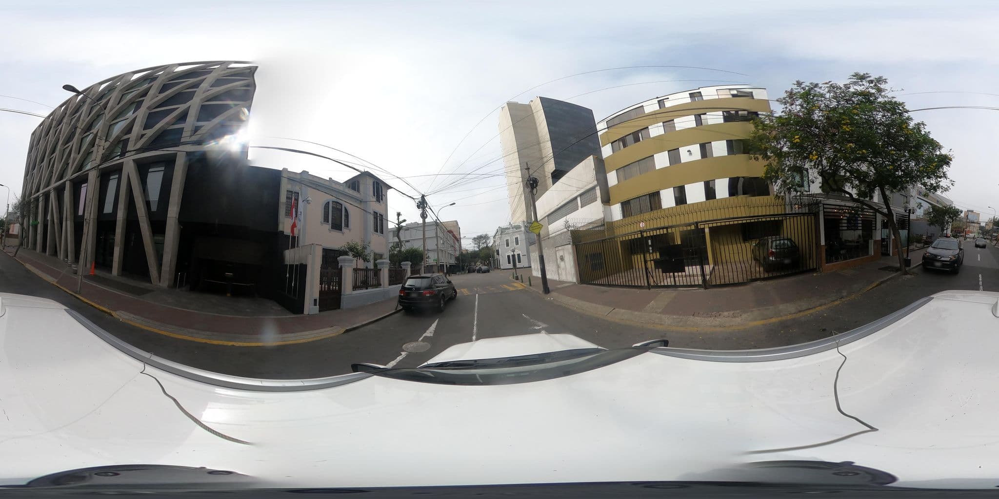 Street view near Hilton, Miraflores