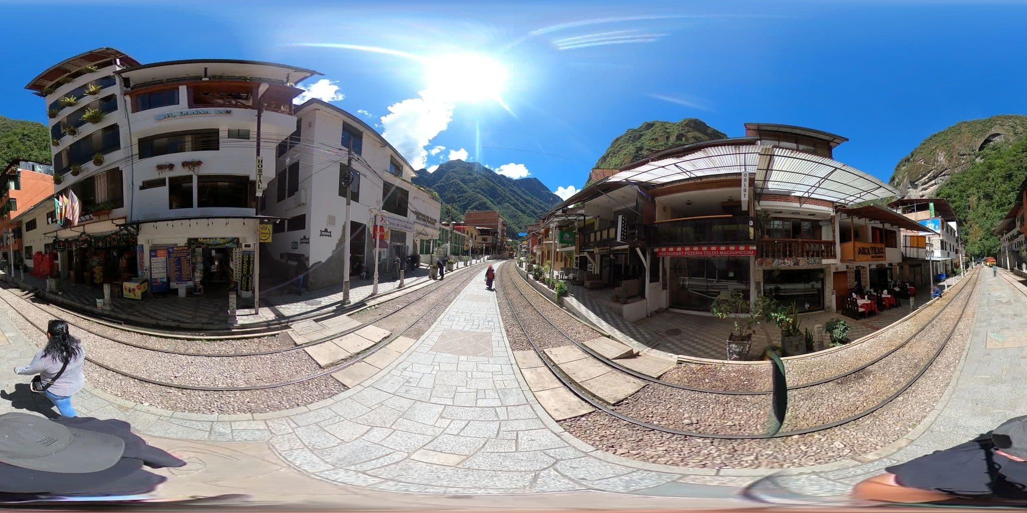 Street view near Danna Inn, Machupicchu