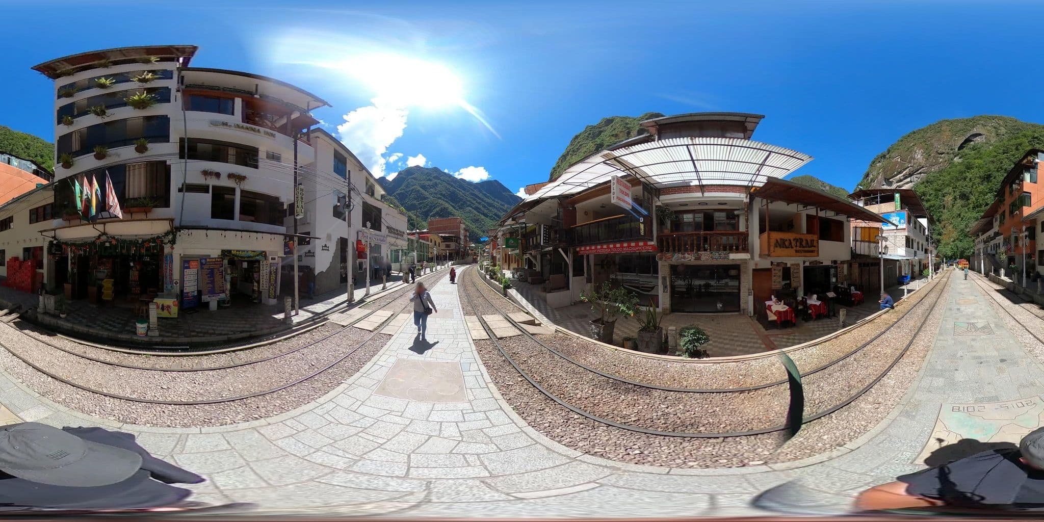 Street view near DANNA INN, Machupicchu