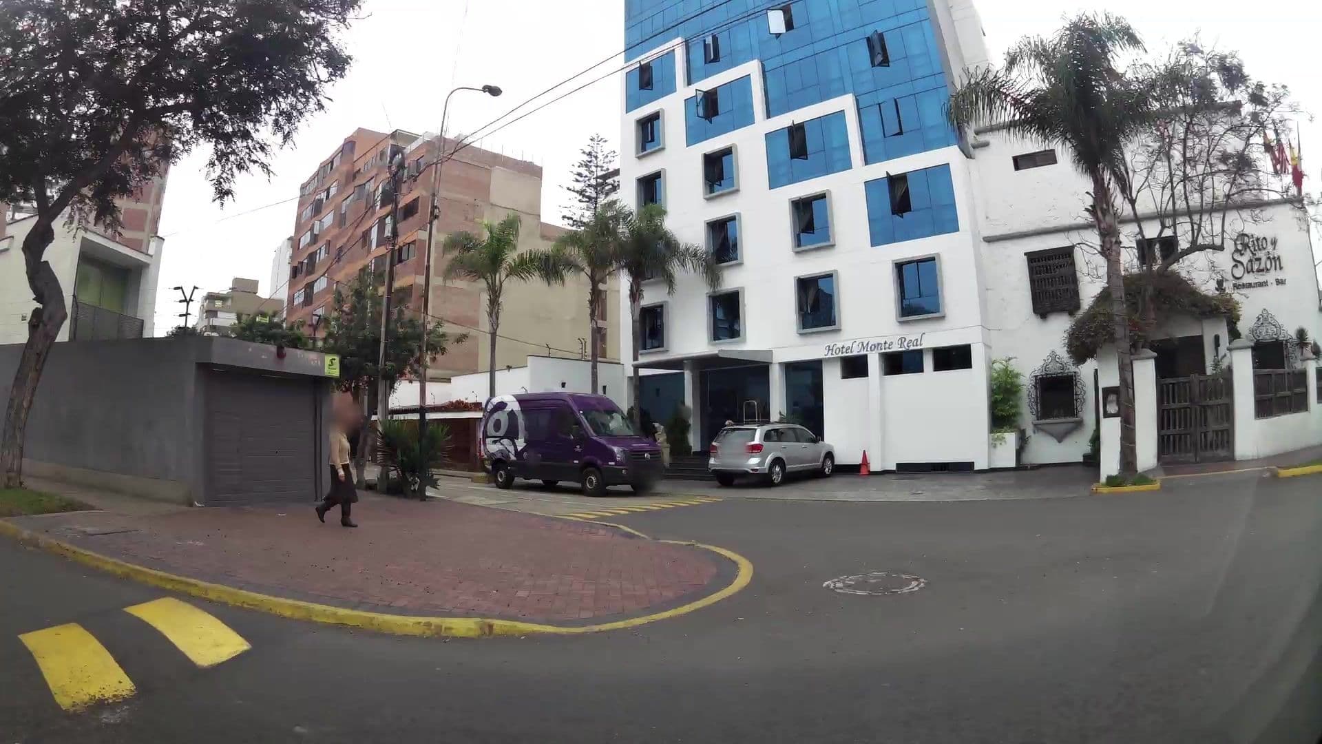 Street view near Hotel Monte Real, Miraflores