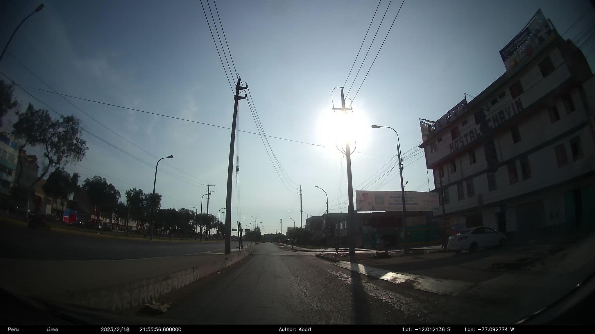 Street view near Hostal Chavin, Carmen De La Legua Reynoso — © kaart_2 (CC BY-SA · Mapillary)