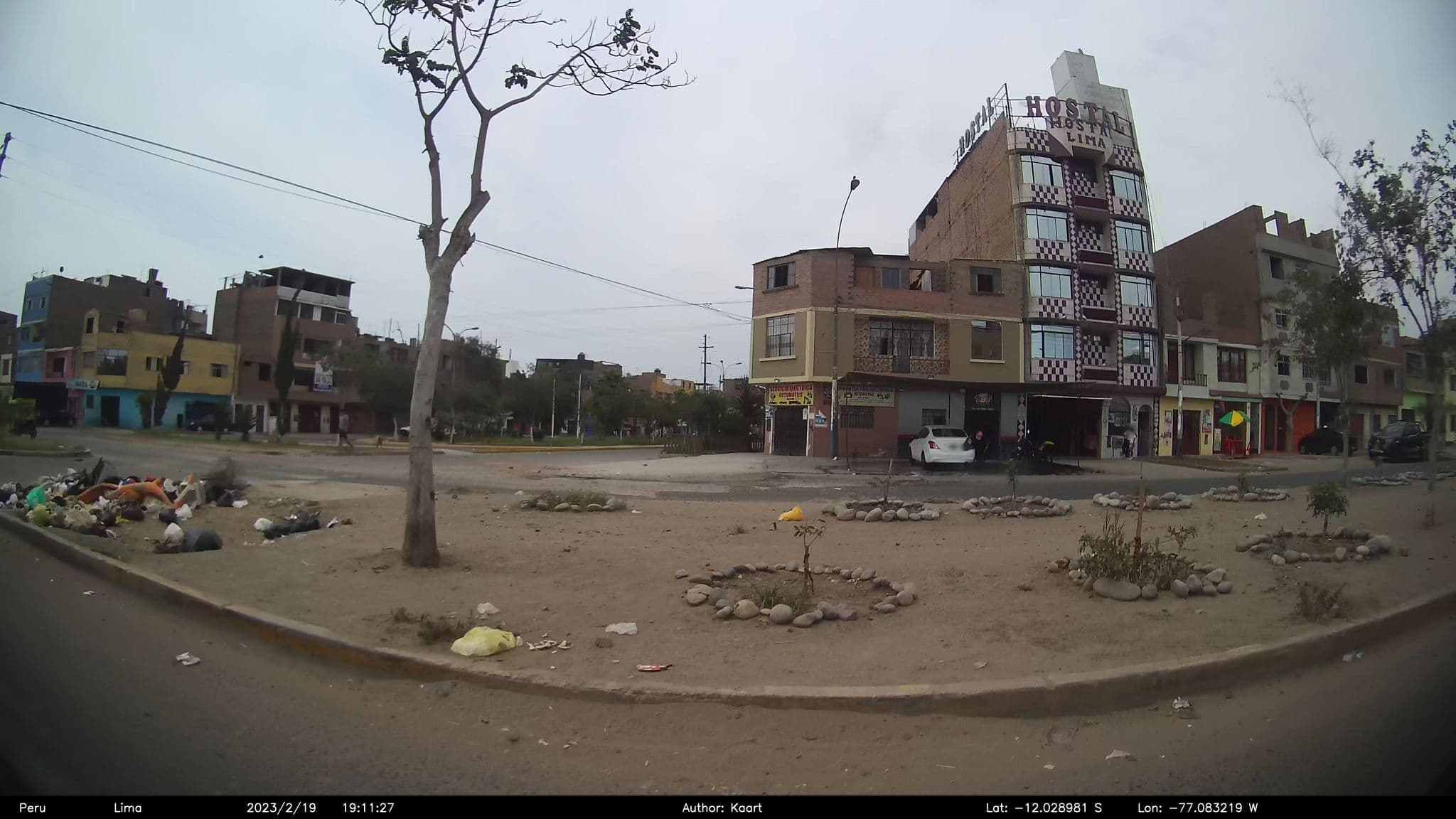 Street view near Hostal Lima, Carmen De La Legua Reynoso — © kaart_2 (CC BY-SA · Mapillary)