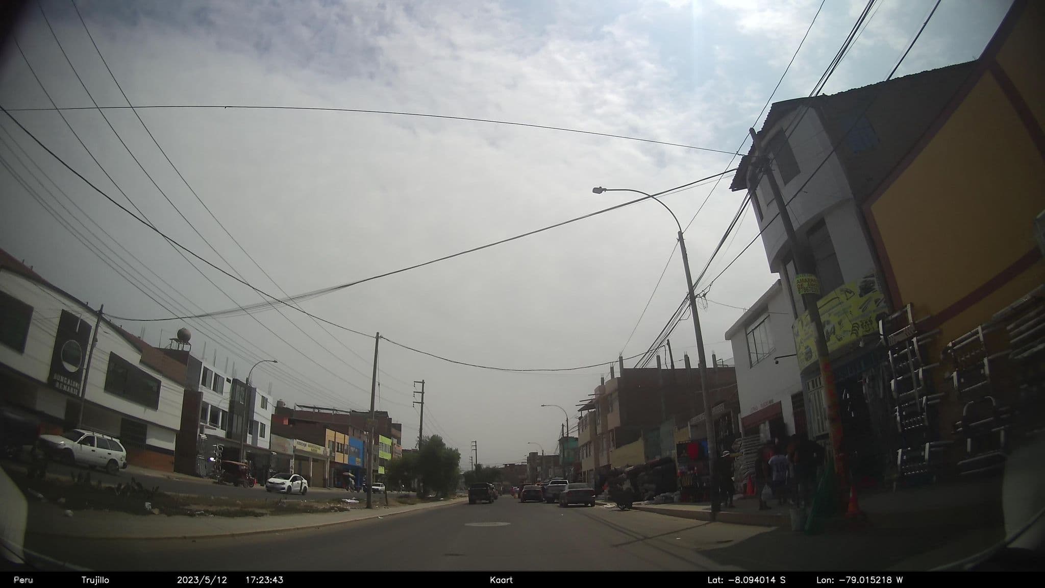 Street view near Hostal Villarreal, Trujillo