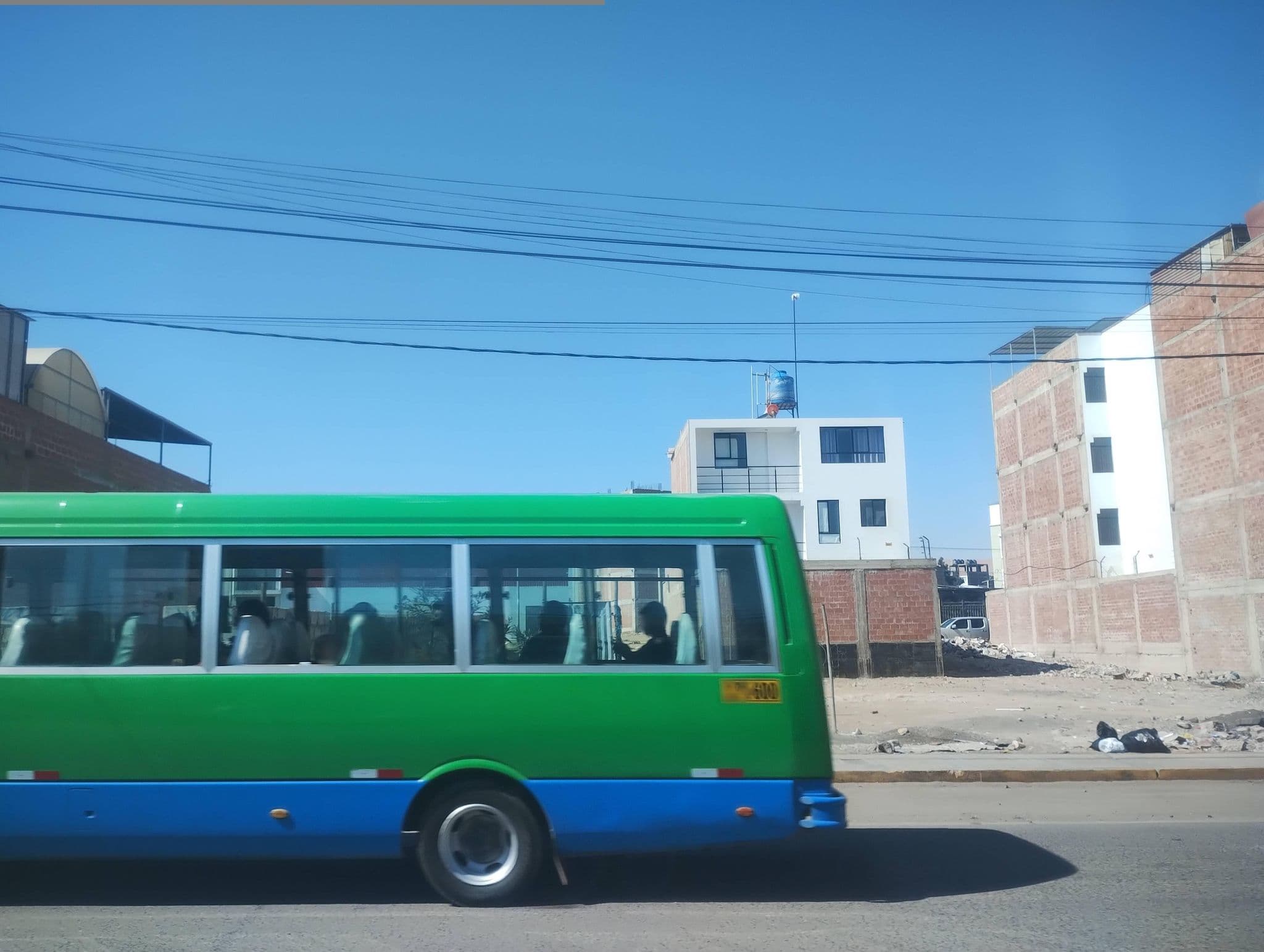 Street view near Hotel Choque Junior, Tacna