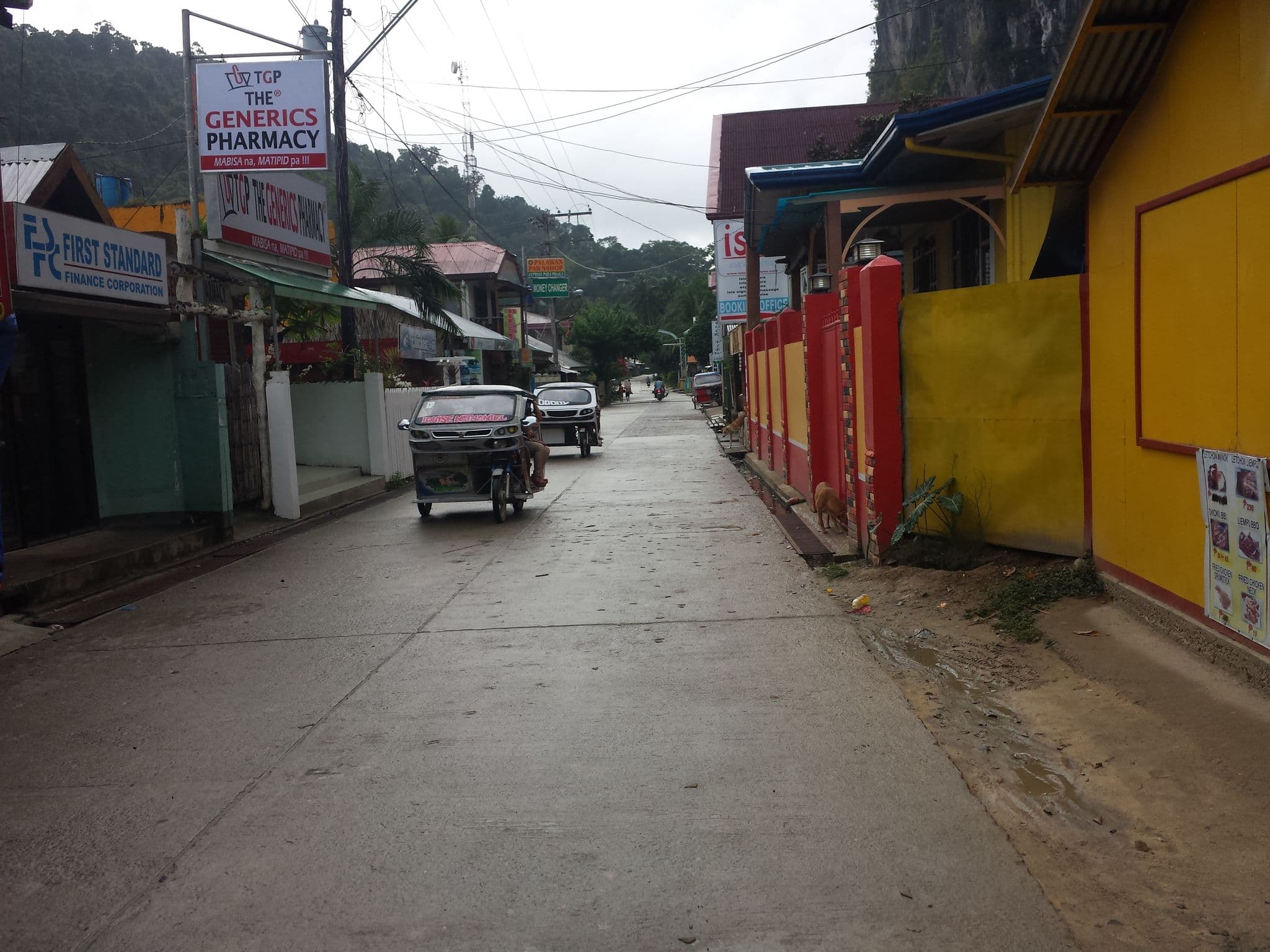 Street view near P. GOMEZ Pension, El Nido — © mrtmrt (CC BY-SA · Mapillary)
