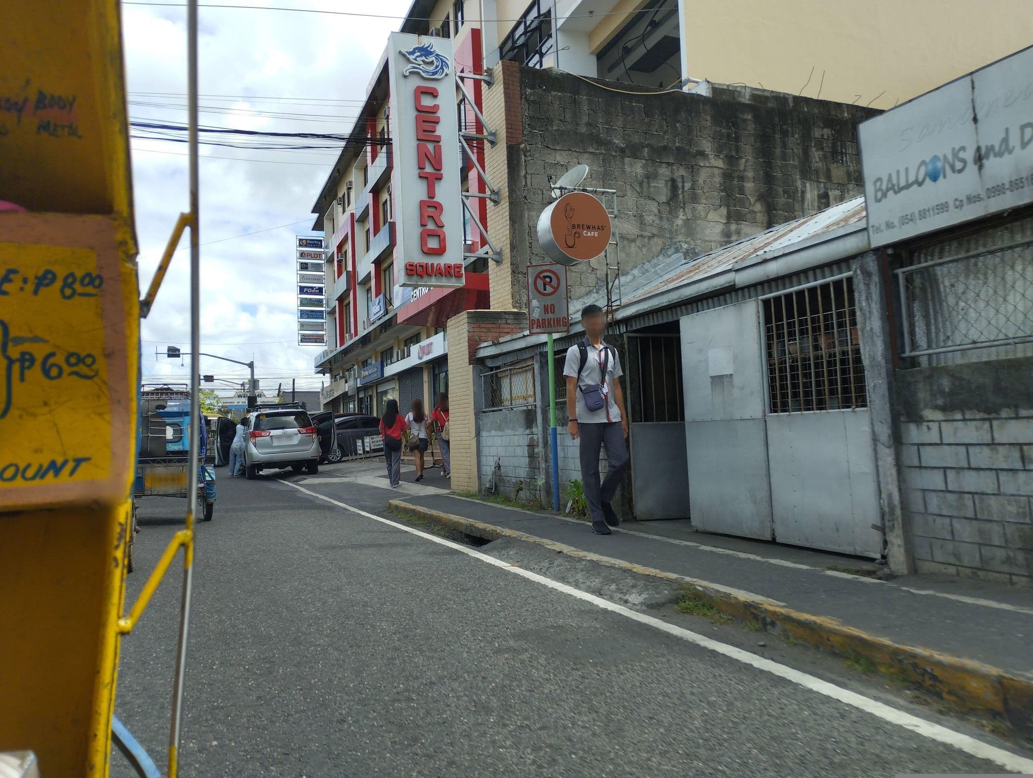 Street view near Centro Square Dormitel, Naga — © utteringmute (CC BY-SA · Mapillary)