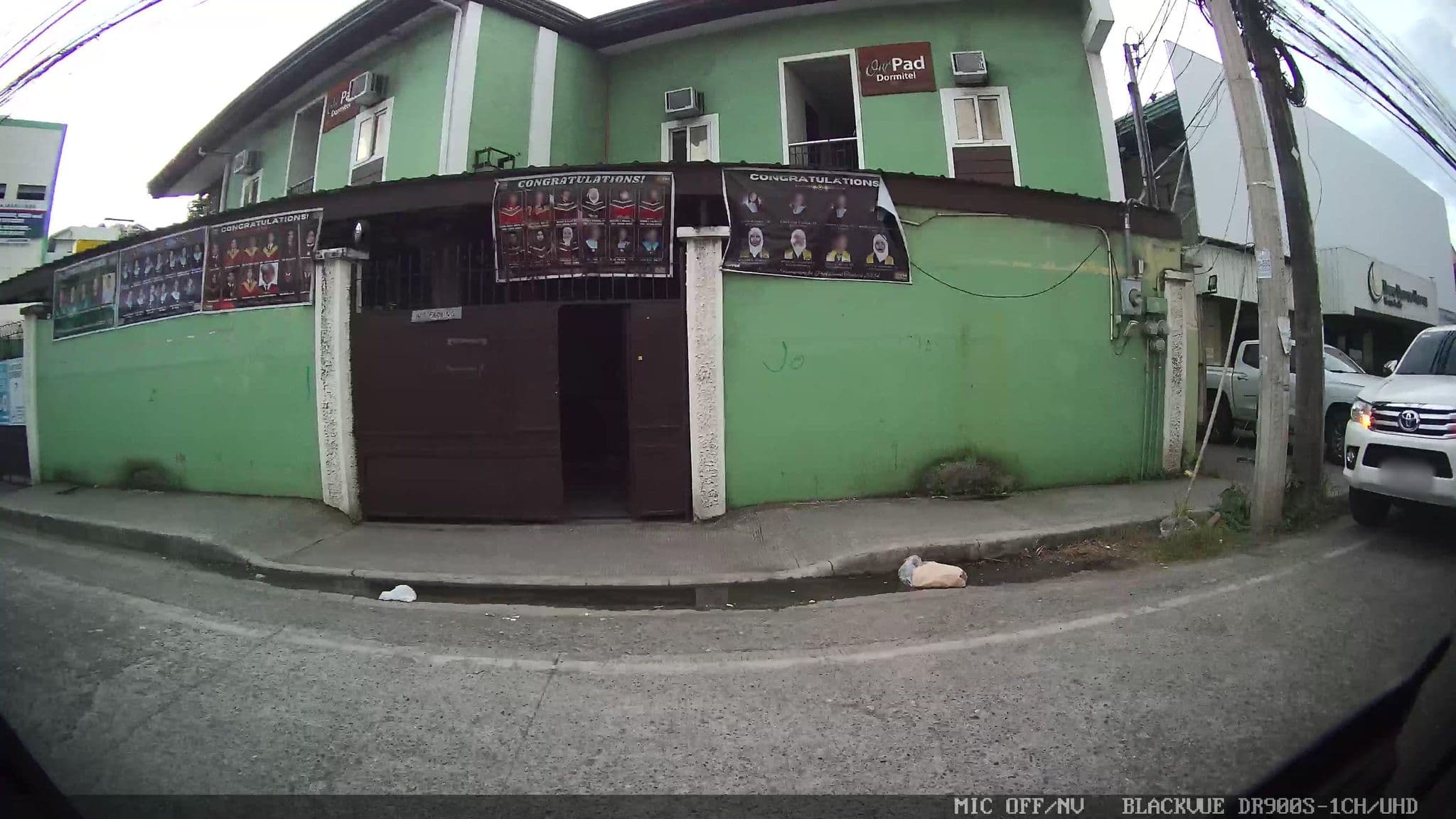 Street view near Our Pad Dormitel, Davao — © Kaart---RIGHT (CC BY-SA · Mapillary)
