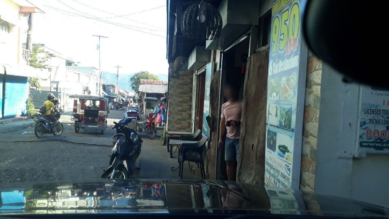 Street view near Blue Waters Inn, Coron