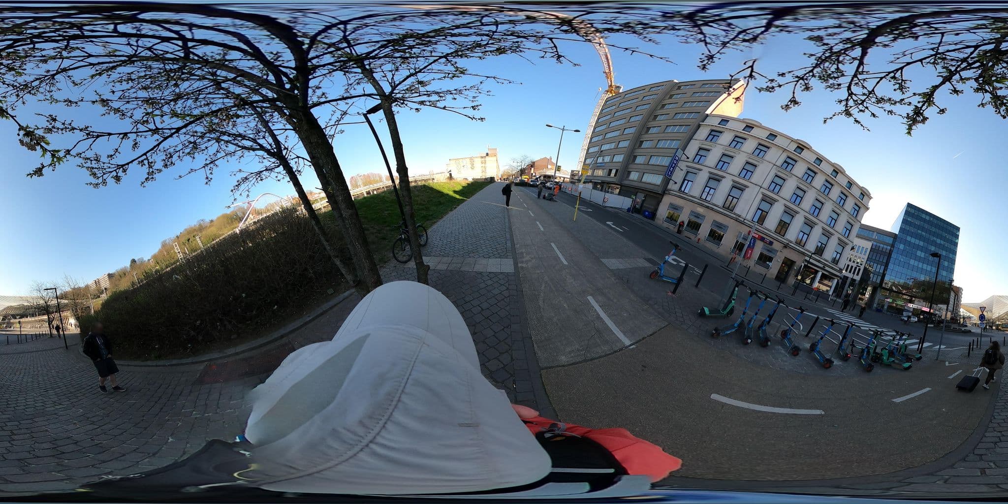 Street view near L'Univers, Liège — © Eebie (CC BY-SA · Mapillary)