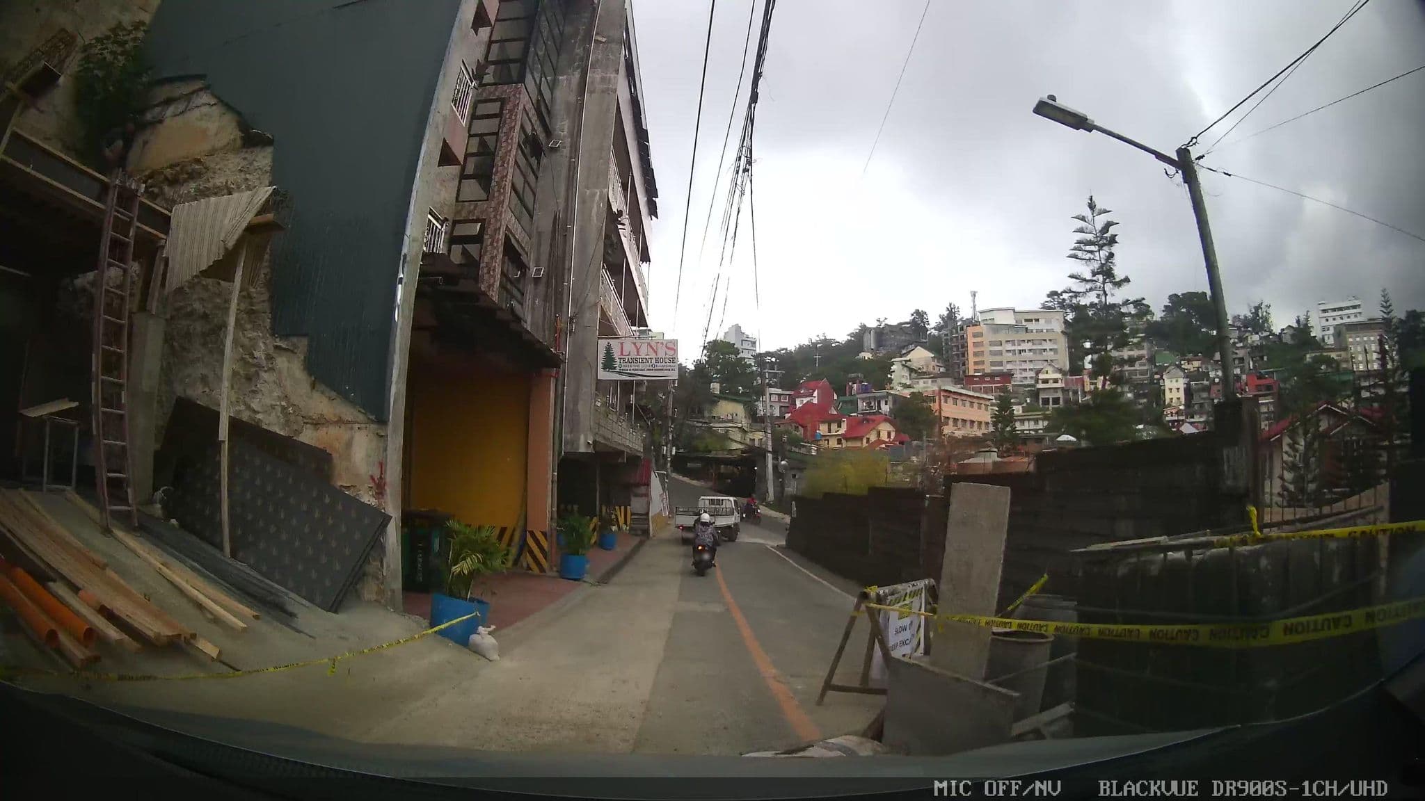 Street view near Lavernie Suites, Baguio