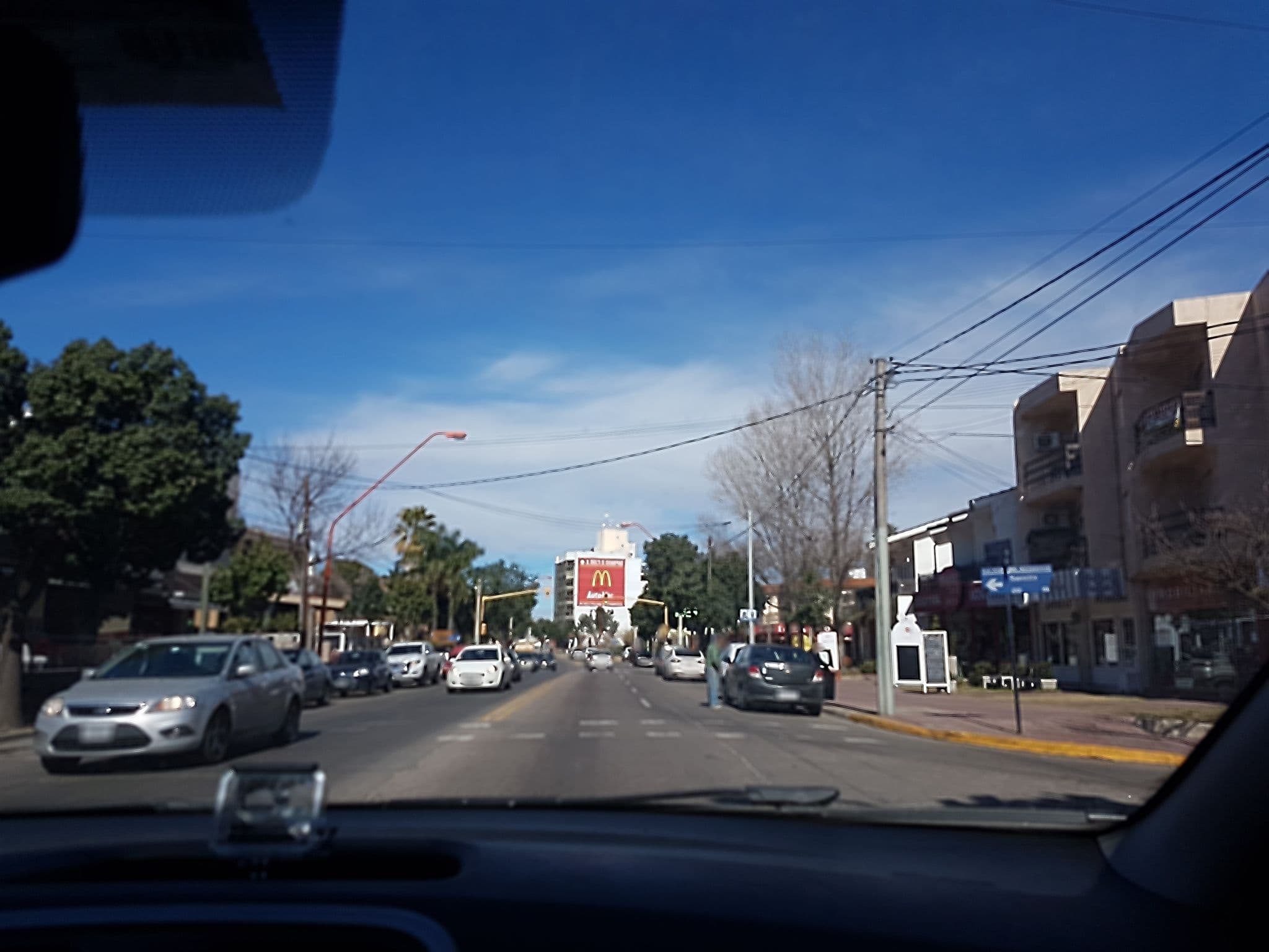 Street view near California, Villa Carlos Paz