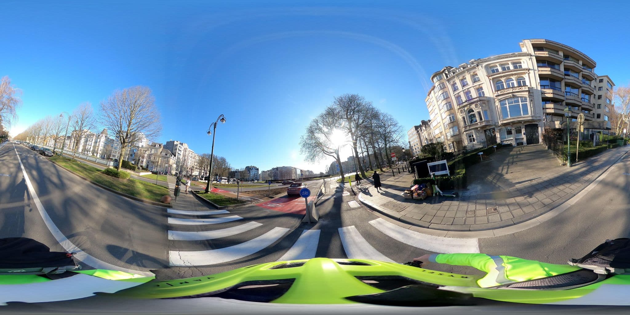 Street view near B-aparthotel Montgomery, Etterbeek — © Stefdegreef (CC BY-SA · Mapillary)