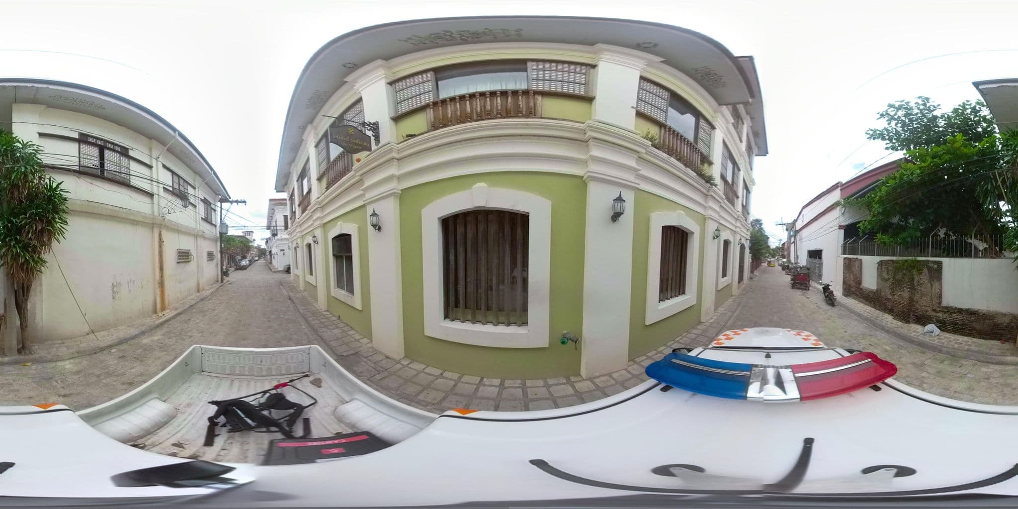 Street view near Hotel Salcedo de Vigan, Vigan — © srdpmapping (CC BY-SA · Mapillary)