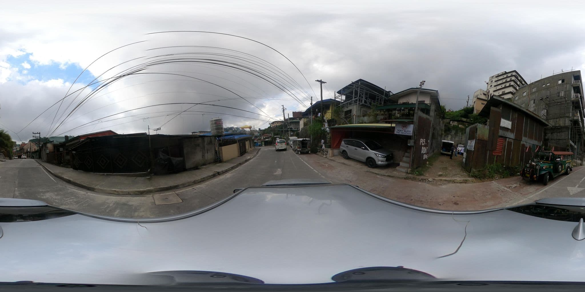 Street view near V Hotel and Apartel, Baguio