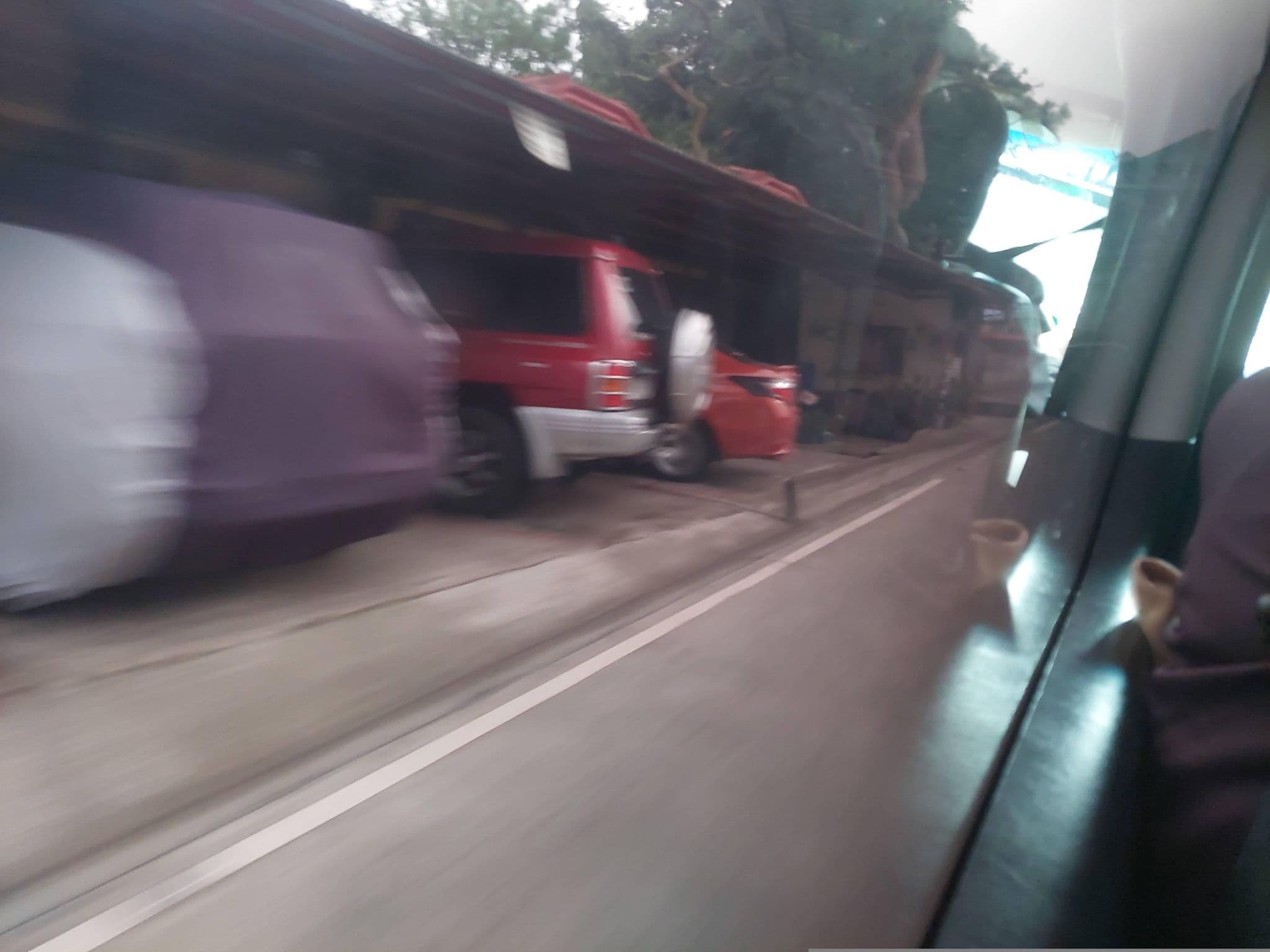 Street view near Leimar Apartelle, Baguio