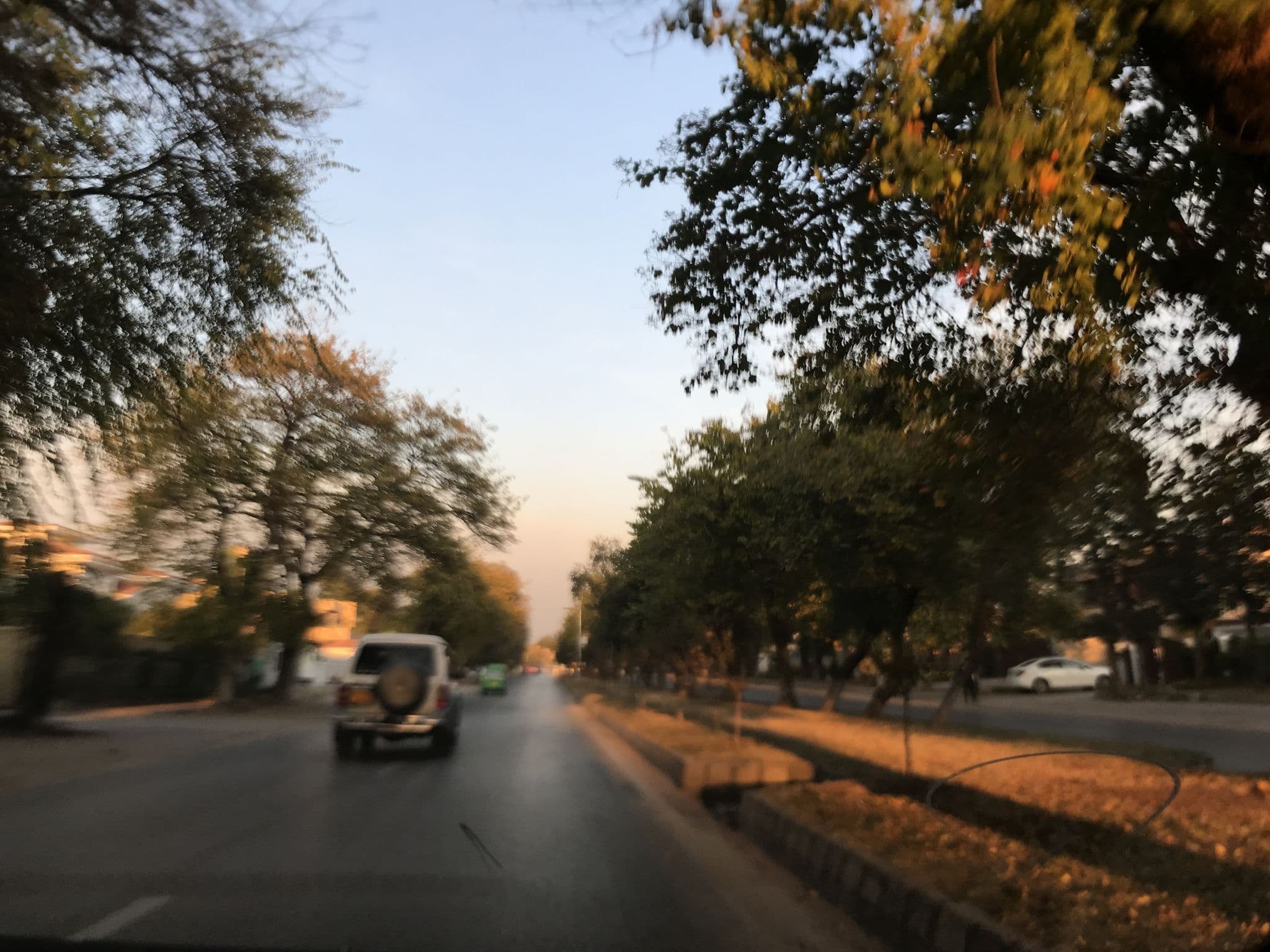 Street view near Best Regency Guest House, Islamabad