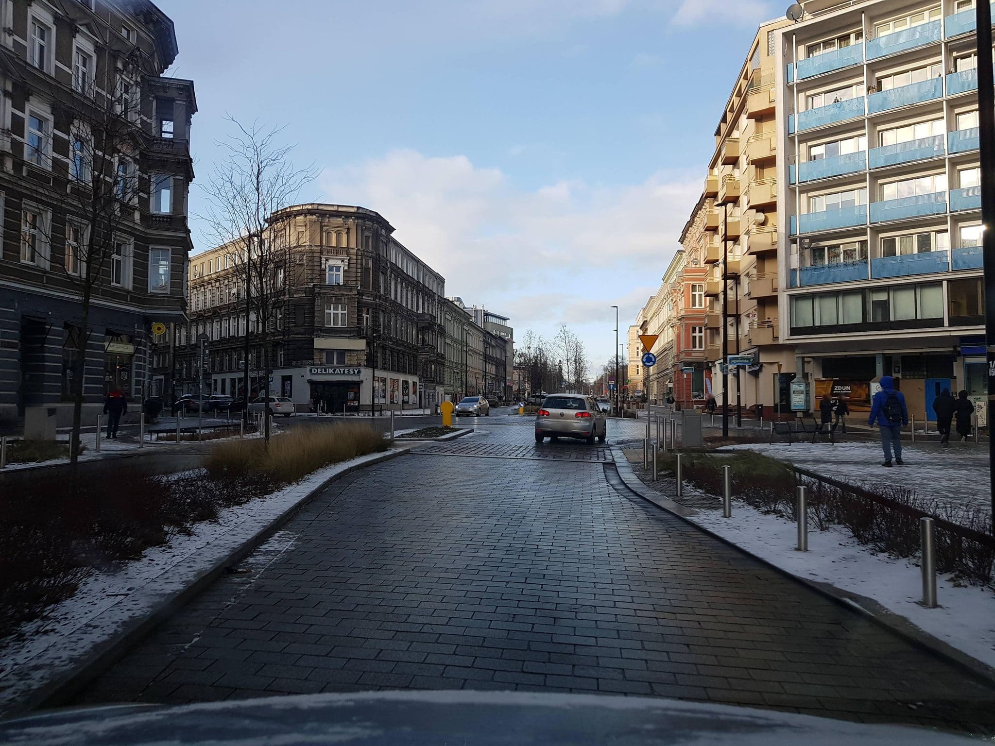 Street view near Hostel Gryf, Szczecin — © masterofnoroad (CC BY-SA · Mapillary)