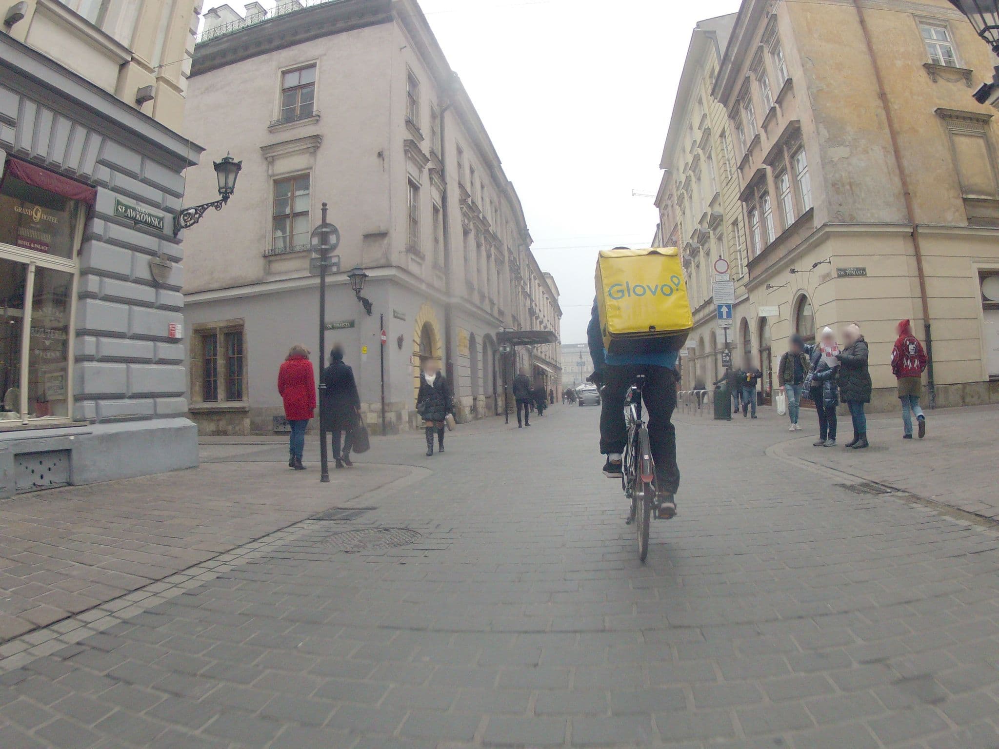 Street view near Grand Hotel, Kraków