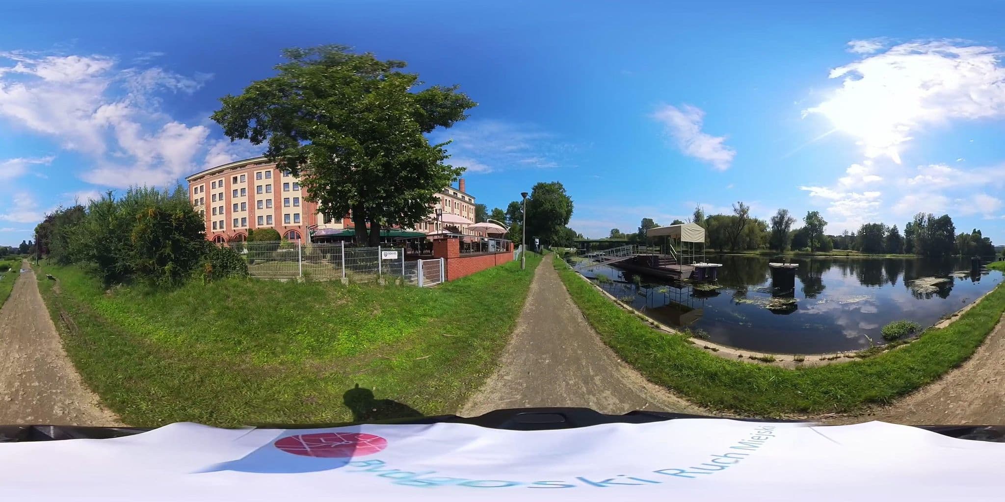 Street view near Słoneczny Młyn, Bydgoszcz — © PerspektywaLokalna (CC BY-SA · Mapillary)