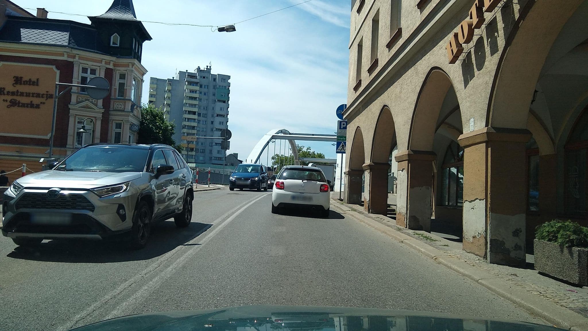 Street view near Hotel Piast, Opole — © wegavision (CC BY-SA · Mapillary)