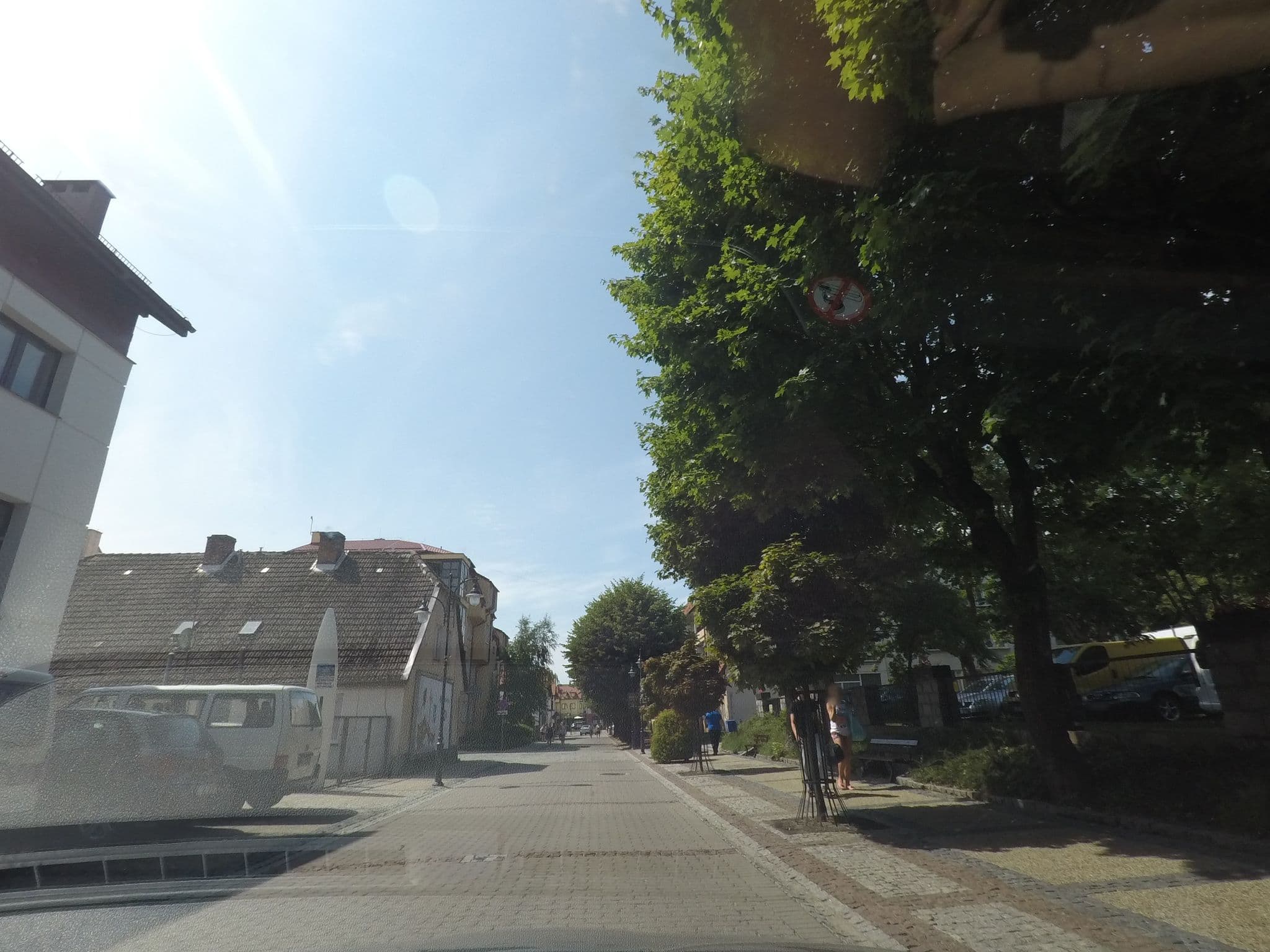 Street view near The Sun by Lubicz, Ustka