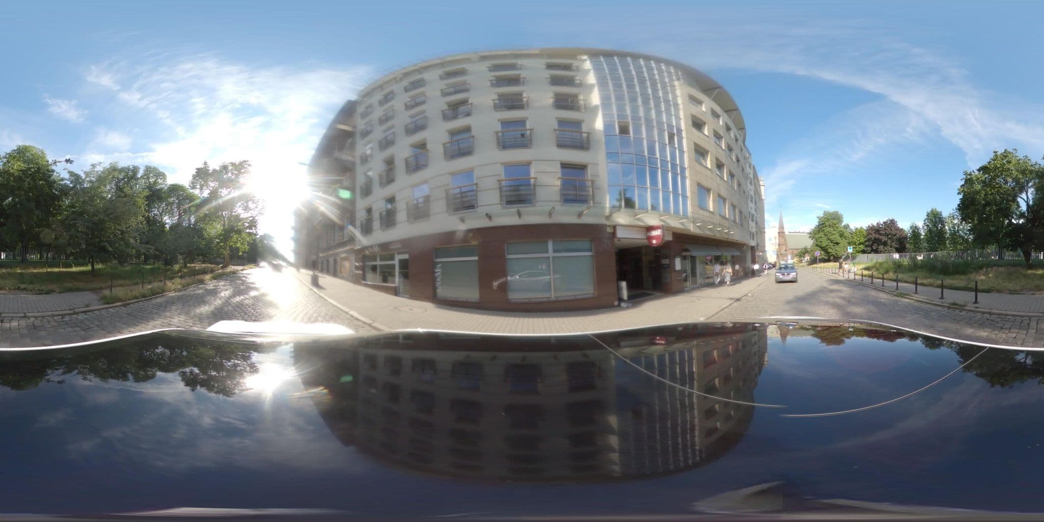 Street view near Platinum Palace, Poznań — © Fixtor (CC BY-SA · Mapillary)