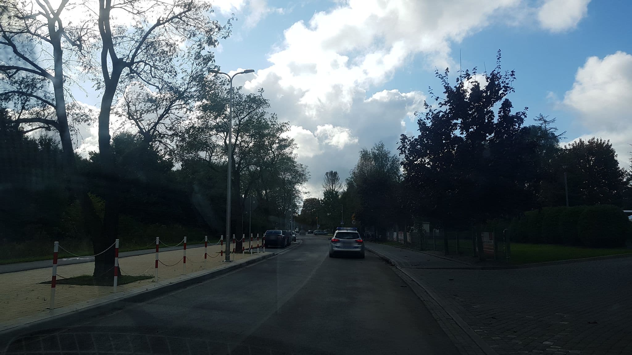 Street view near Ikar Plaza, Kołobrzeg