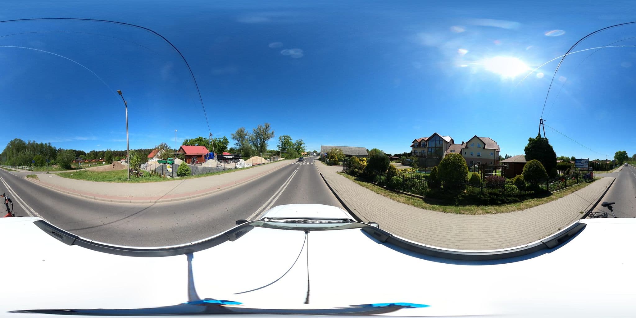 Street view near Rafa, Darłówko