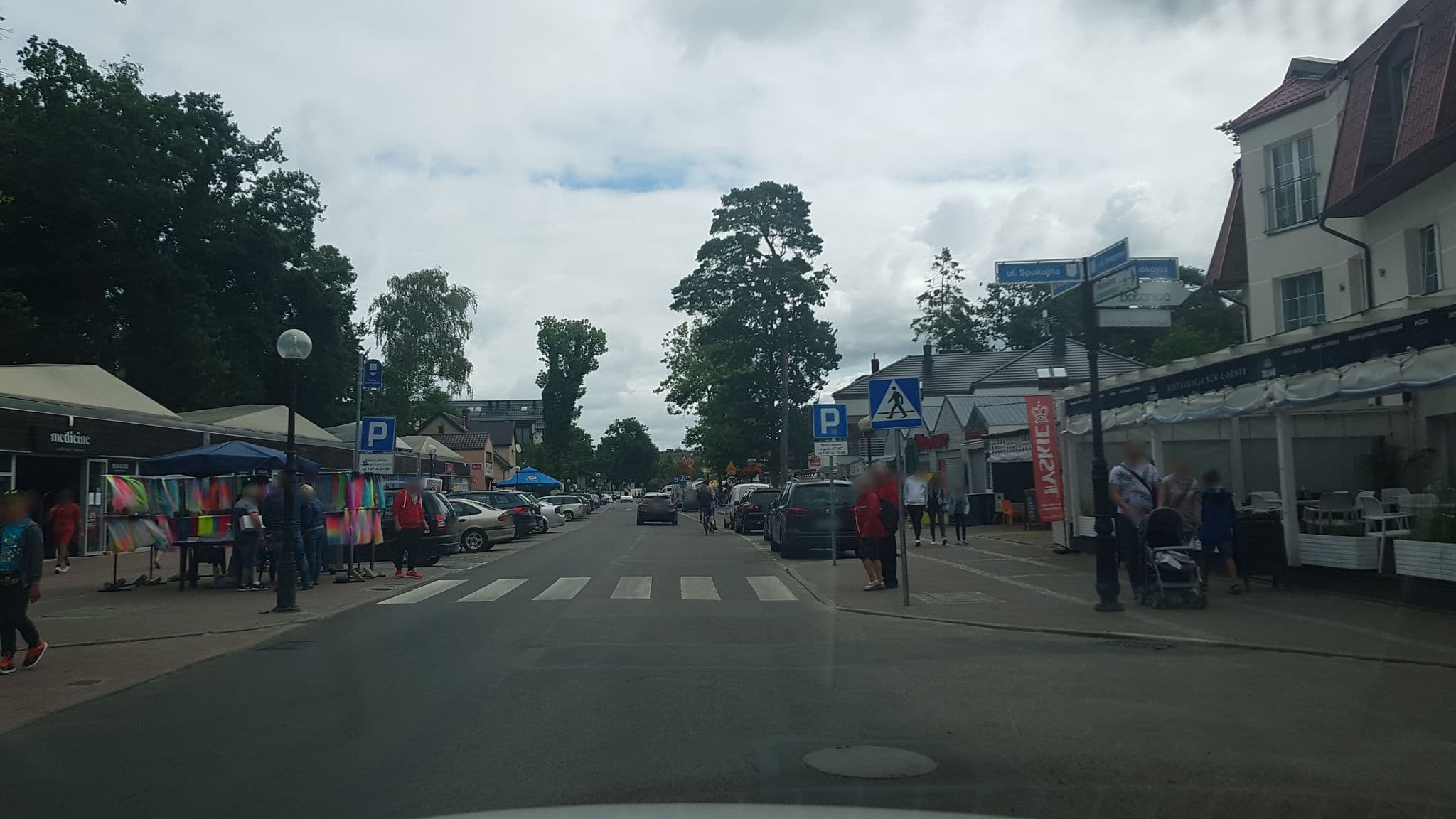 Street view near Pensjonat New Corner, Cerkwica