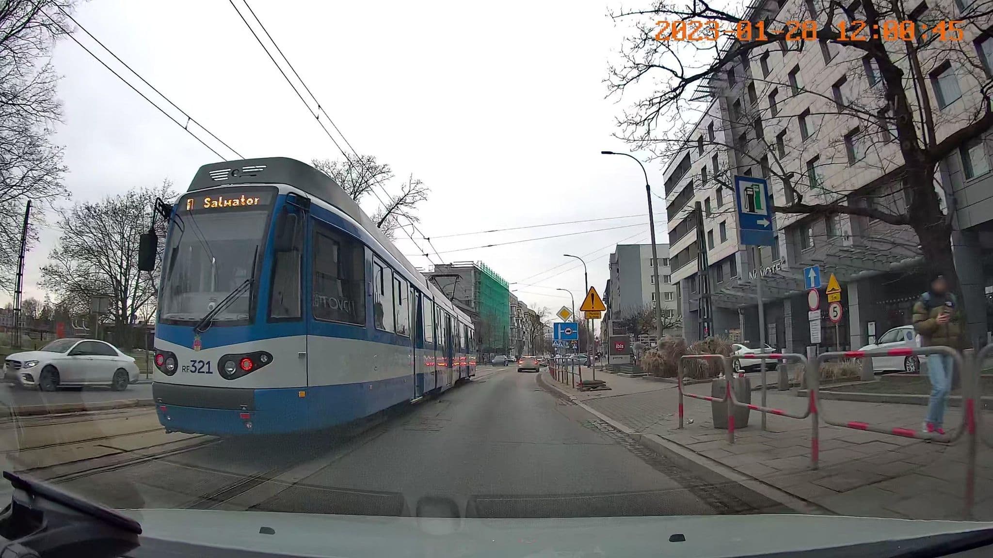 Street view near Novotel Krakow Centrum, Kraków