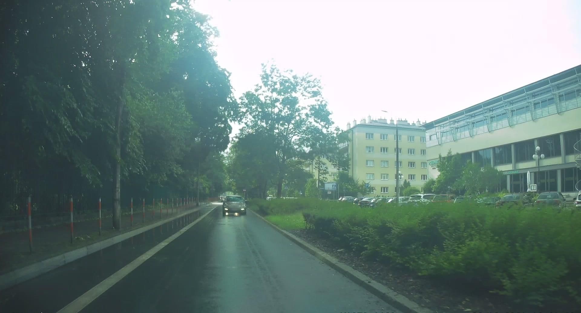 Street view near Hotel "Polonez", Kraków