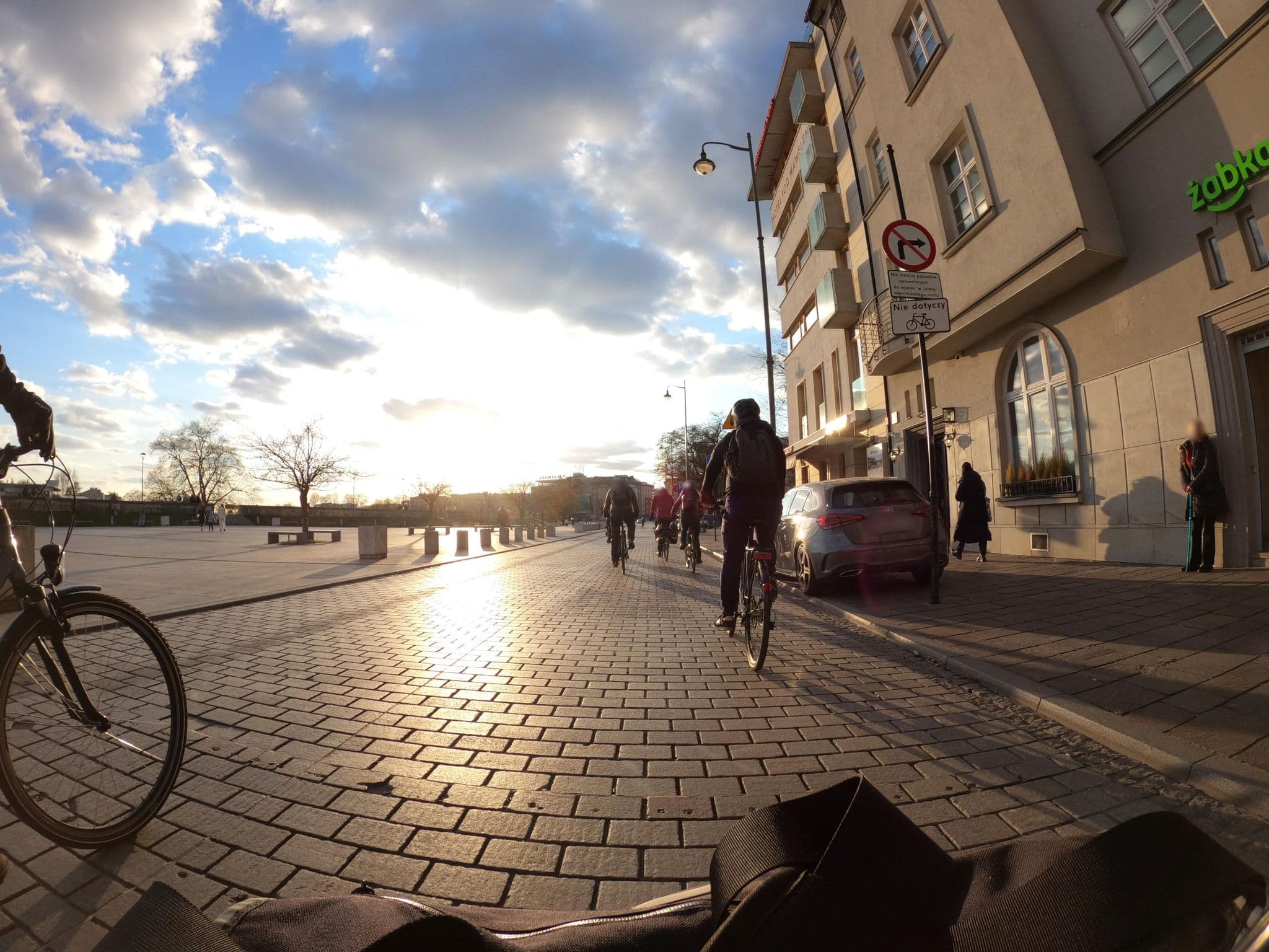Street view near Hotel pod Wawelem, Kraków