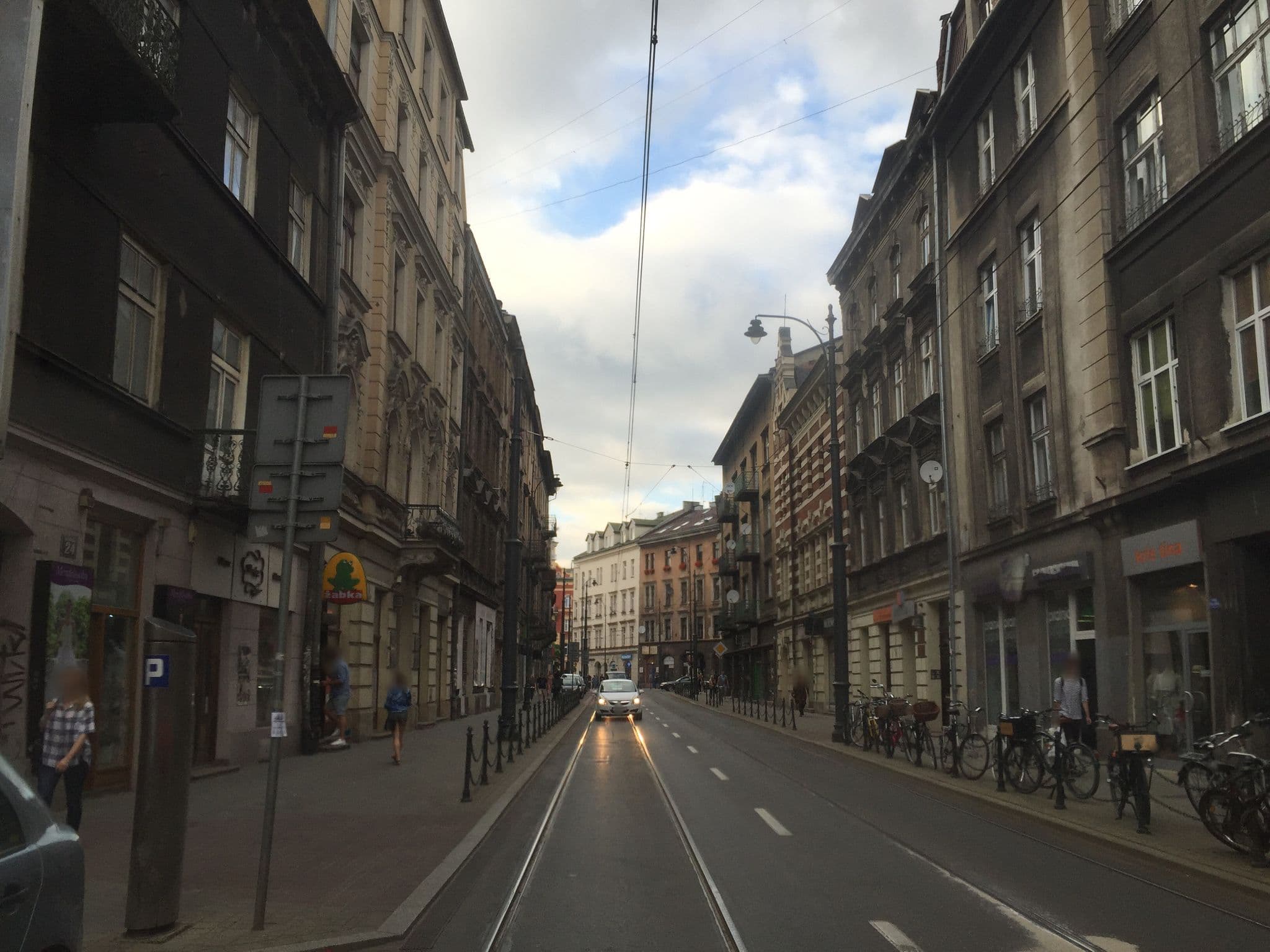 Street view near Aparthotel Pergamin, Kraków