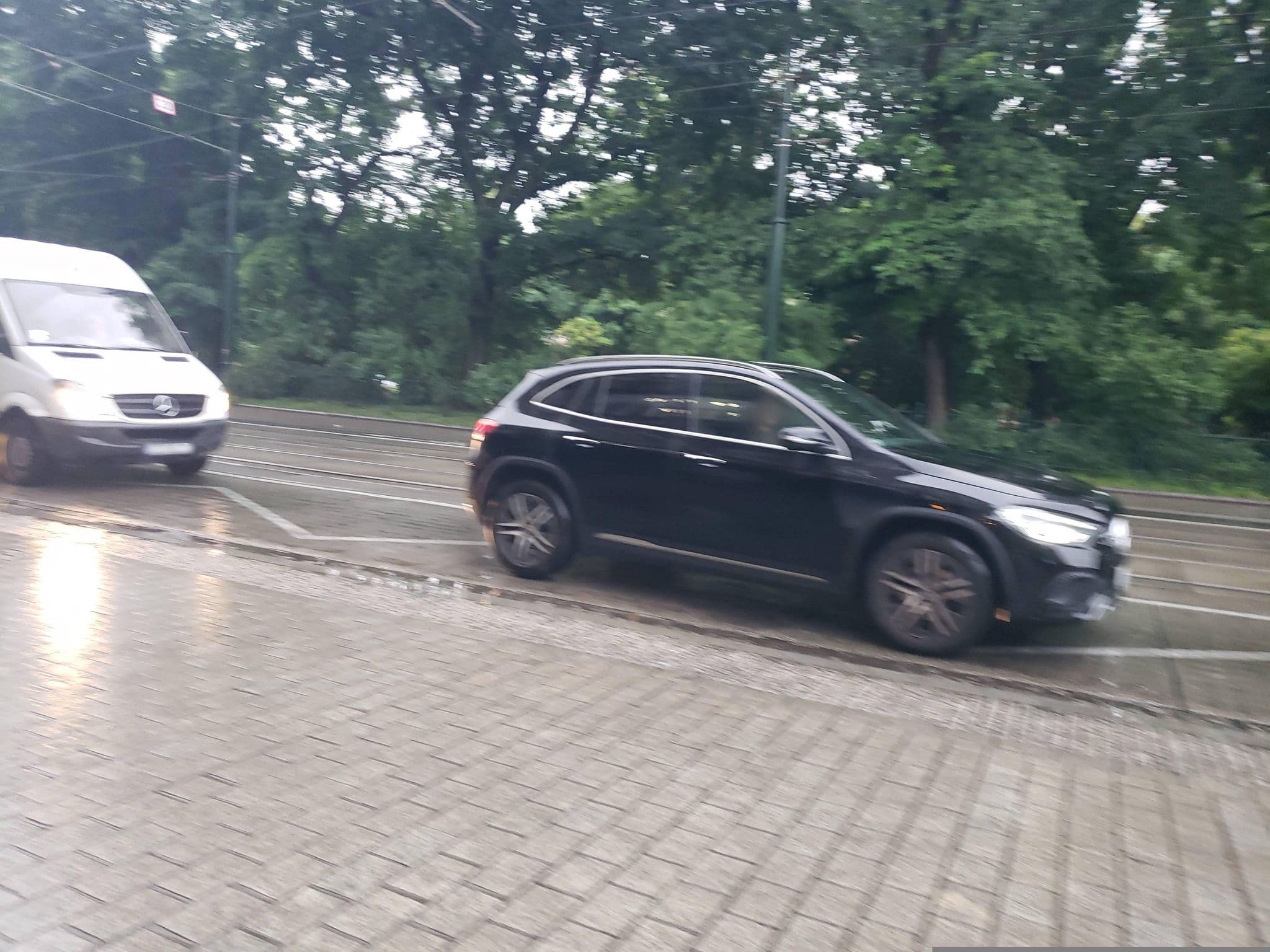 Street view near Mosquito Hostel, Kraków