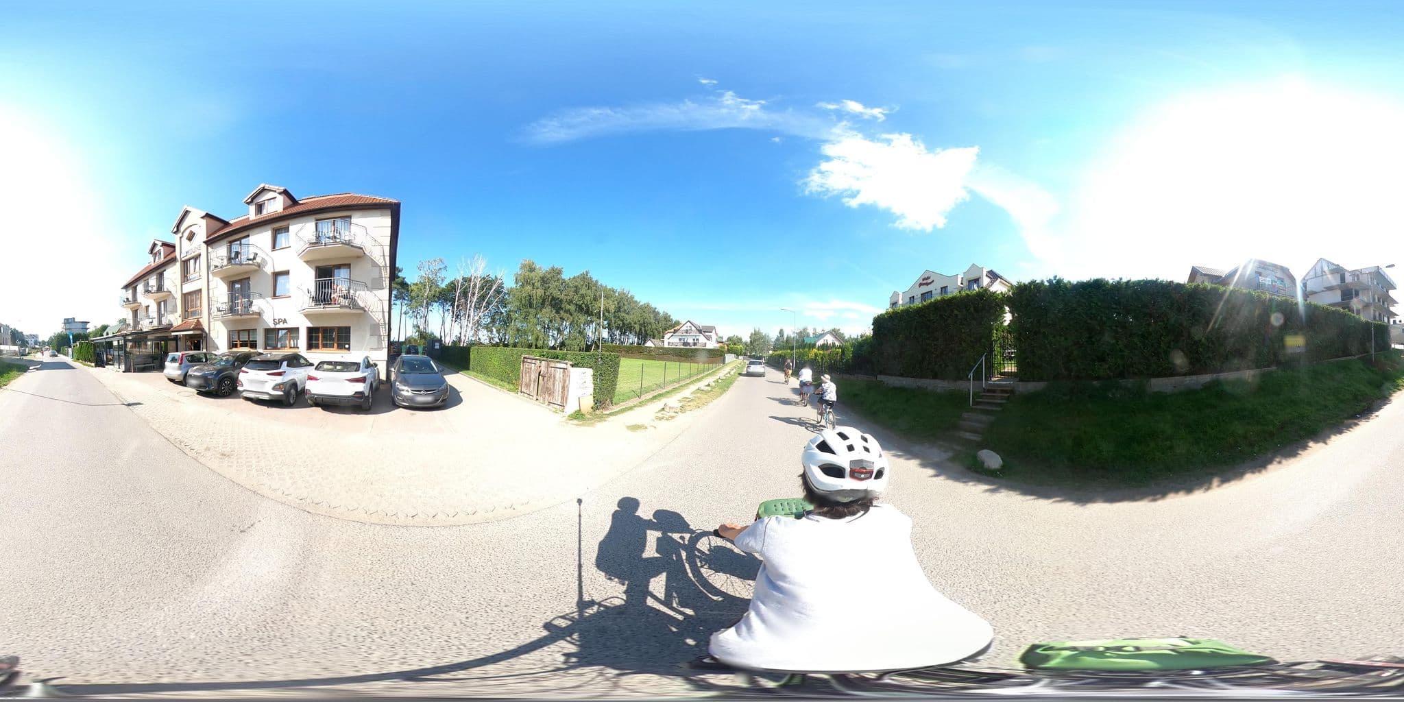 Street view near Villa Dune, Mielno