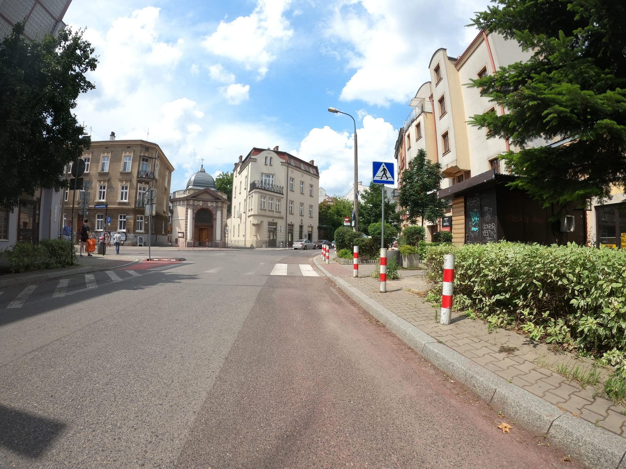 Street view near Benefis, Kraków