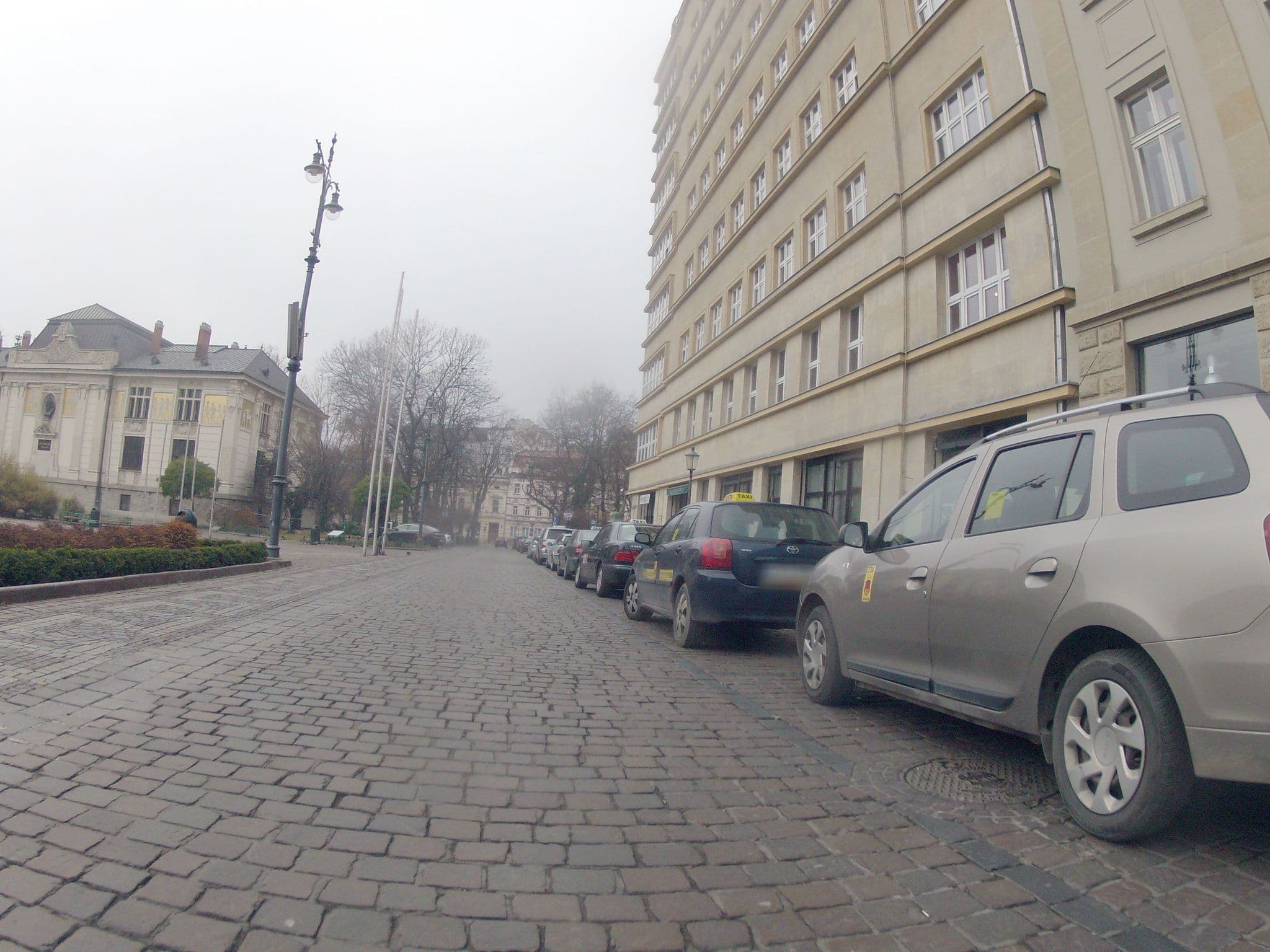 Street view near Globtroter, Kraków