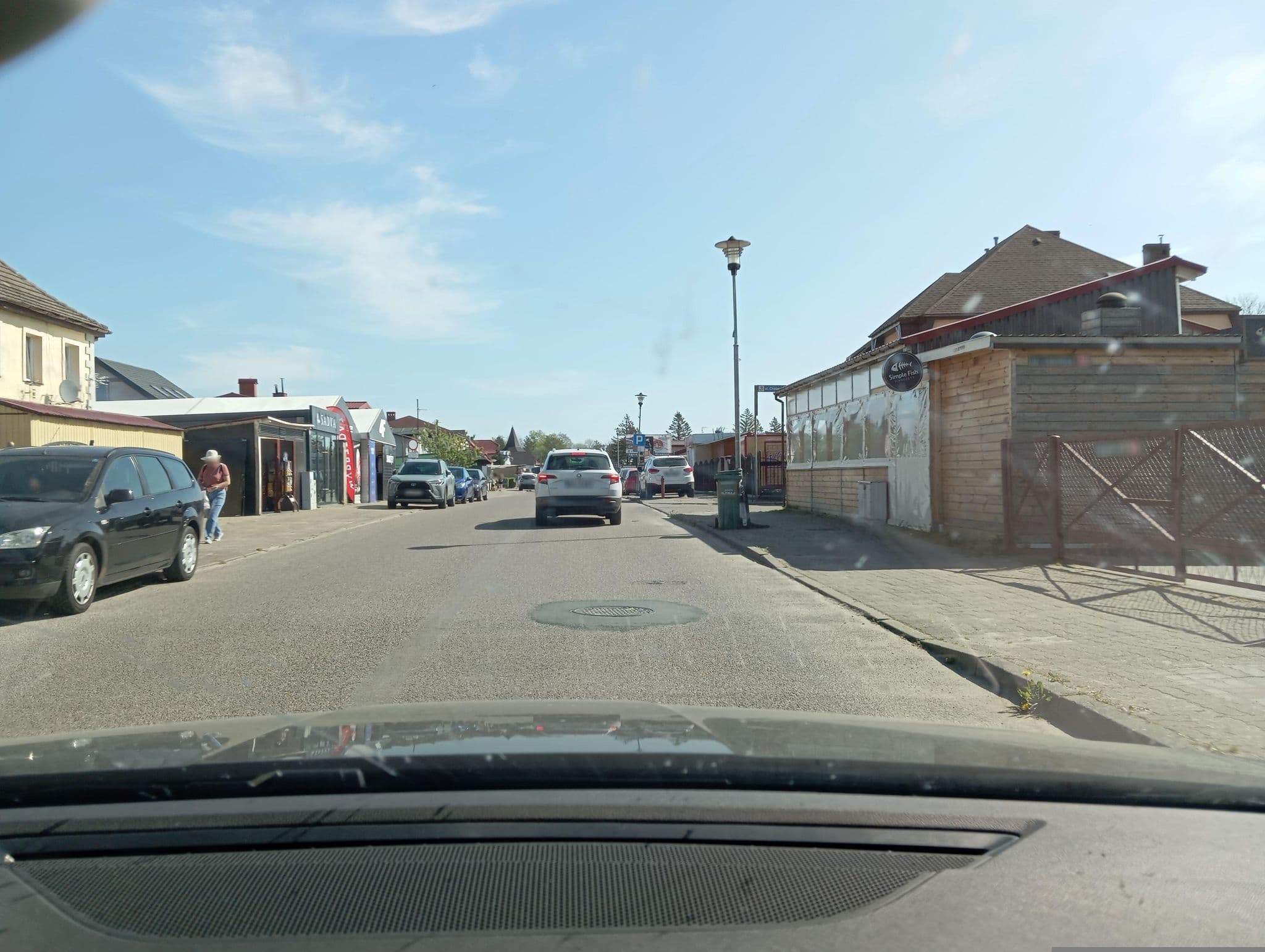 Street view near Lazur, Ustronie Morskie